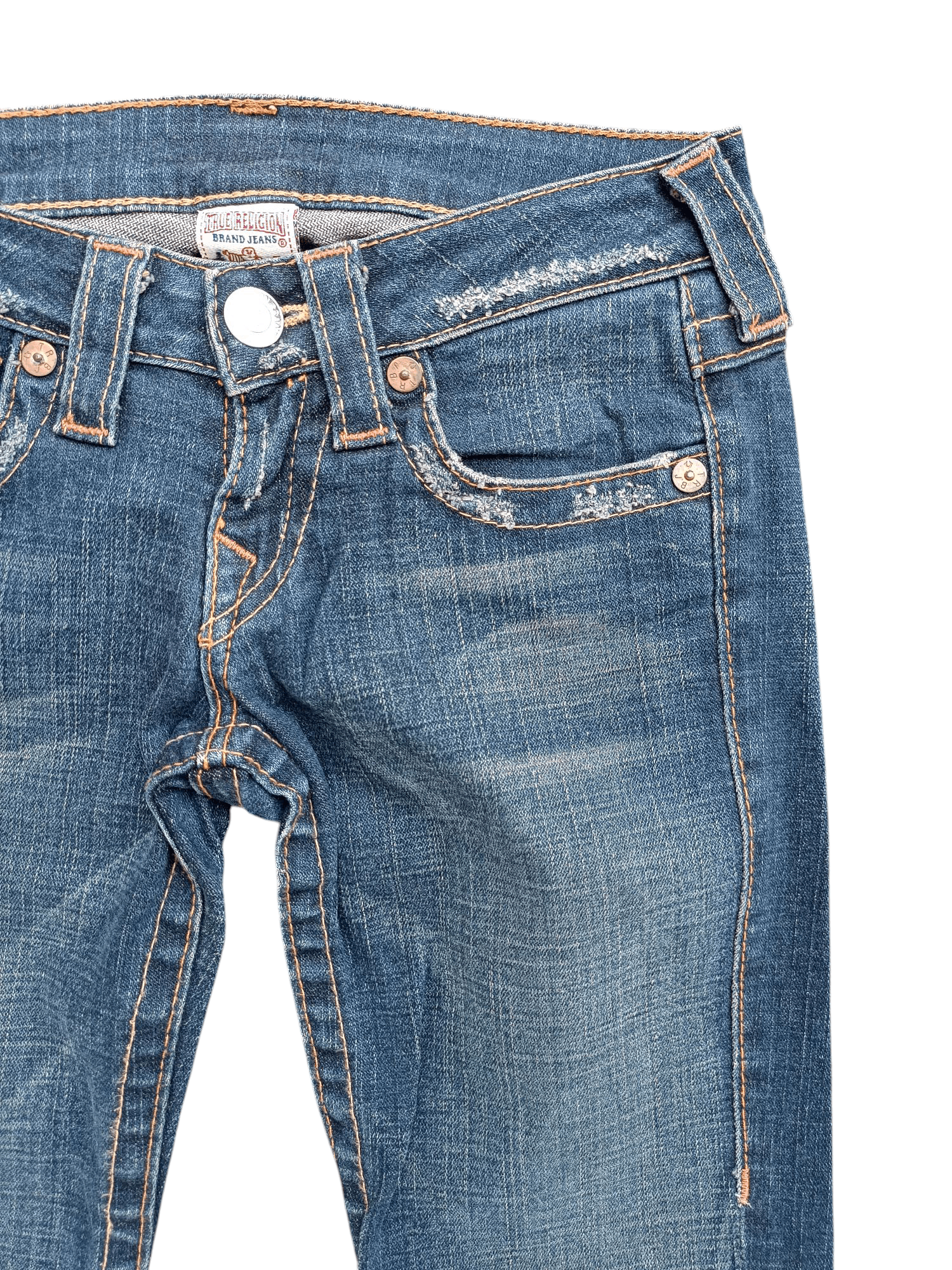 True Religion × Vintage VINTAGE TRUE RELIGION BILLY DISTRESSED DENIM TR023 Size 26" / US 2 / IT 38 - 5 Thumbnail