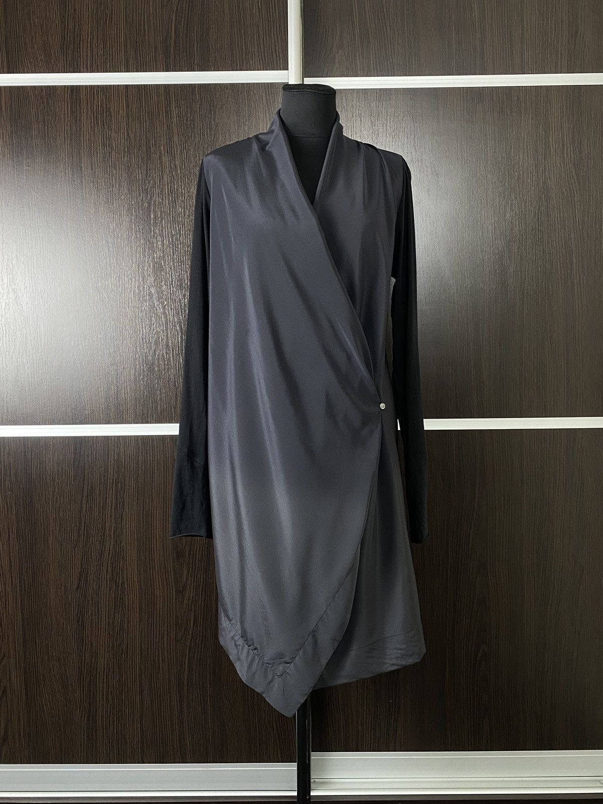 Japanese Brand DEMOO PARKCHOONMOO black transform Cardigan dress Size S / US 4 / IT 40 - 4 Thumbnail