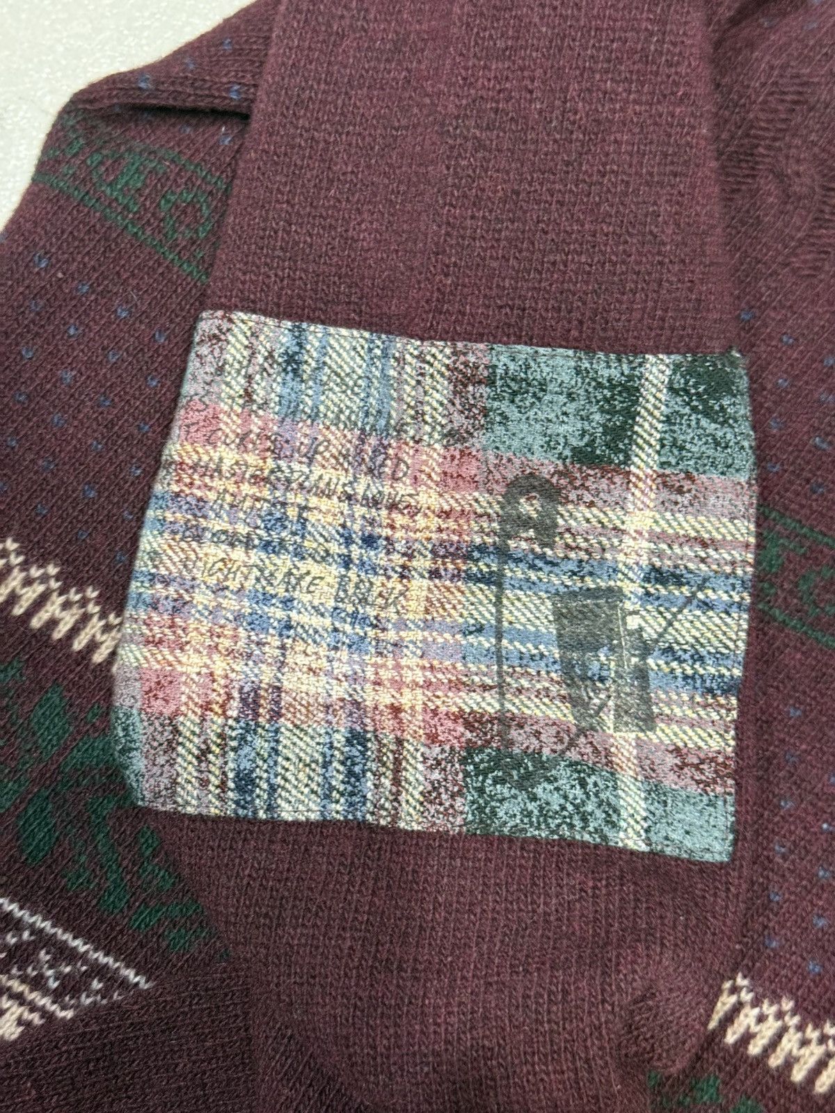 Raf Simons 2005 Raf Simons archive patched knit sweater Size US S / EU 44-46 / 1 - 10 Thumbnail