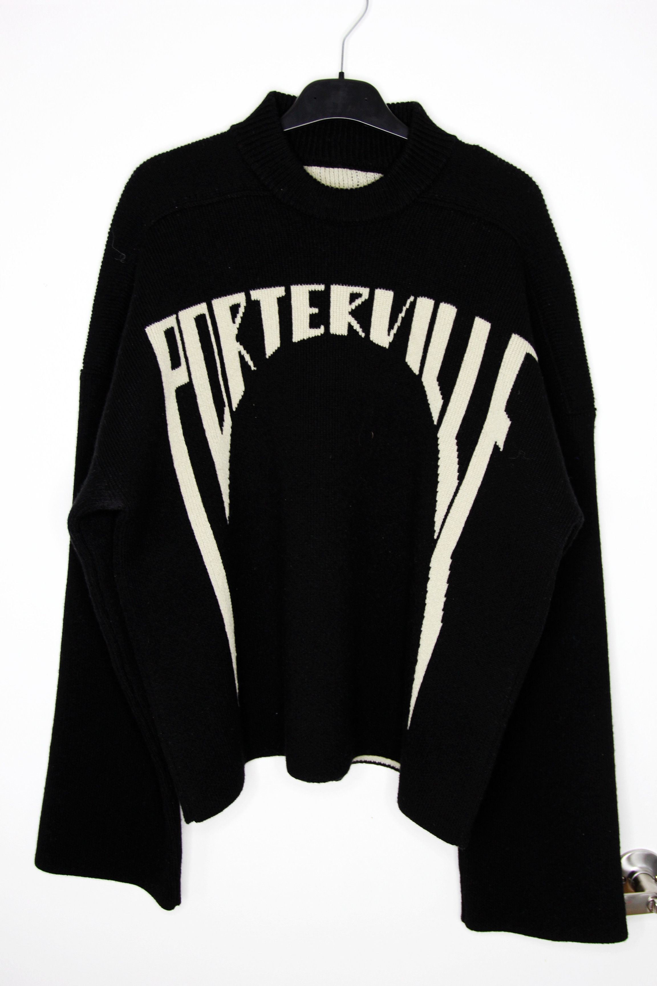 Rick Owens BNWT AW24 RICK OWENS "PORTERVILLE" JUMBO CREWNECK SWEATER M Size US M / EU 48-50 / 2 - 2 Thumbnail