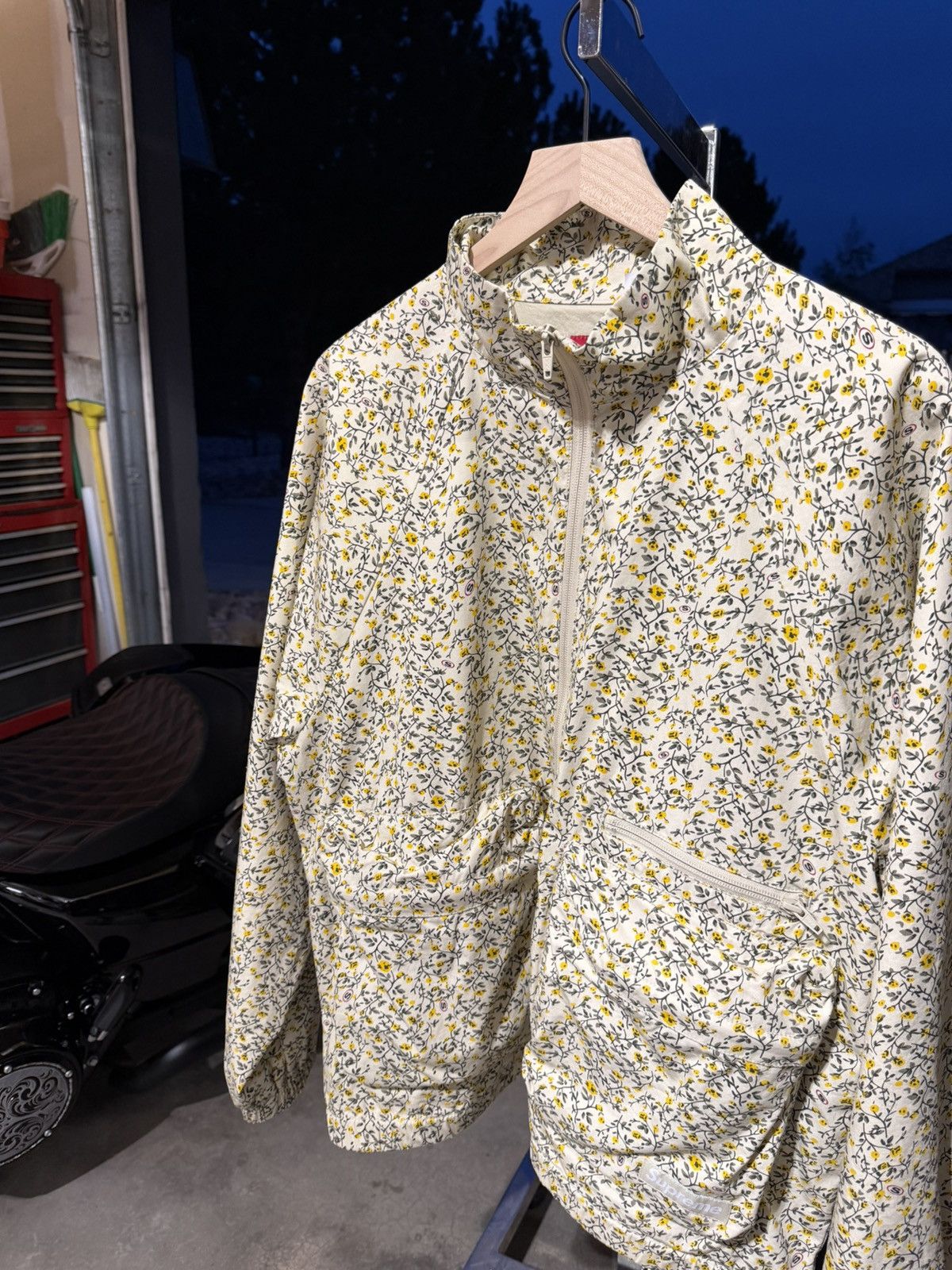 Supreme Supreme Raglan Utility Jacket “Floral” | Grailed
