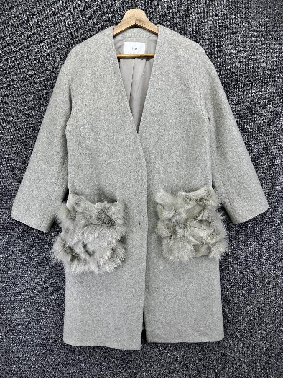 Yohji Yamamoto Vintage Yohji Yamamoto Ined Fur Pocket Long Jacket Size M / US 6-8 / IT 42-44 - 1 Thumbnail