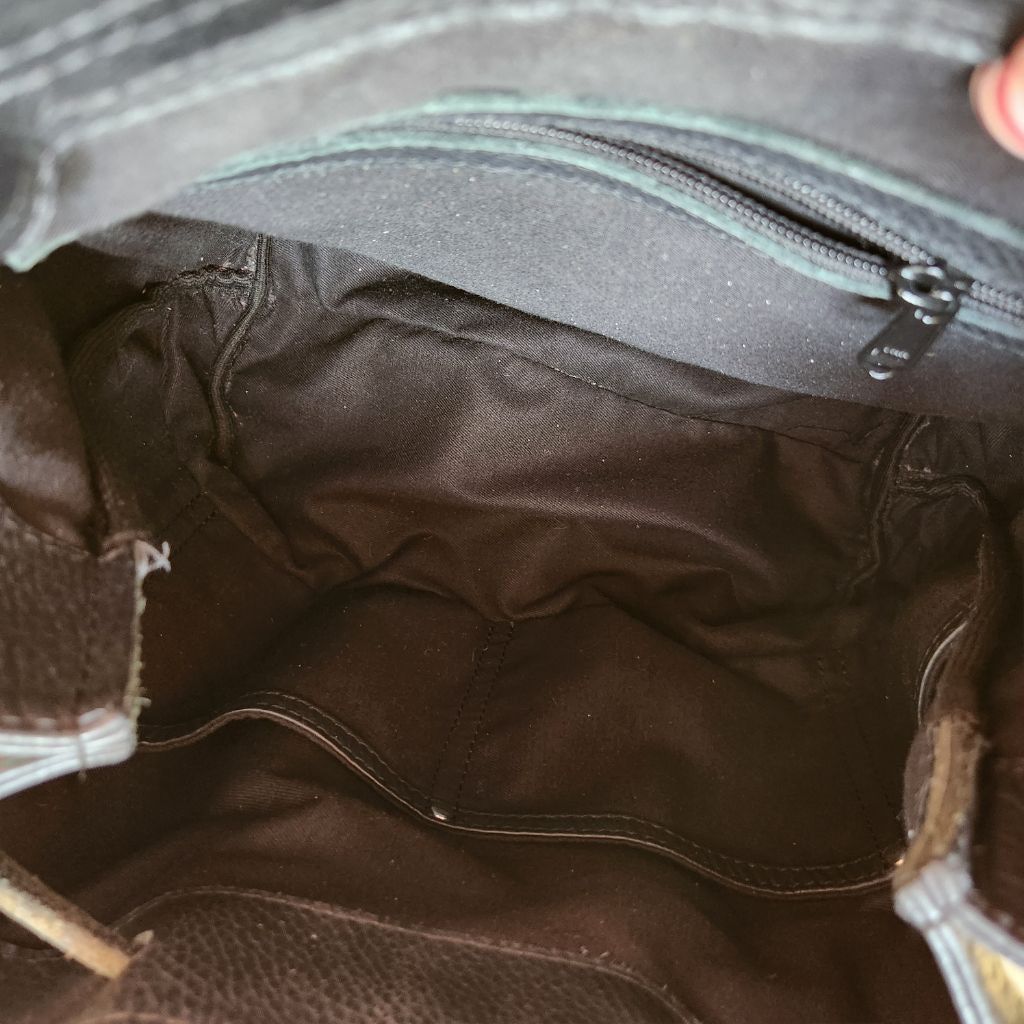 Sandro Sandori Black Leather Drawstring Backpack Size ONE SIZE - 5 Thumbnail