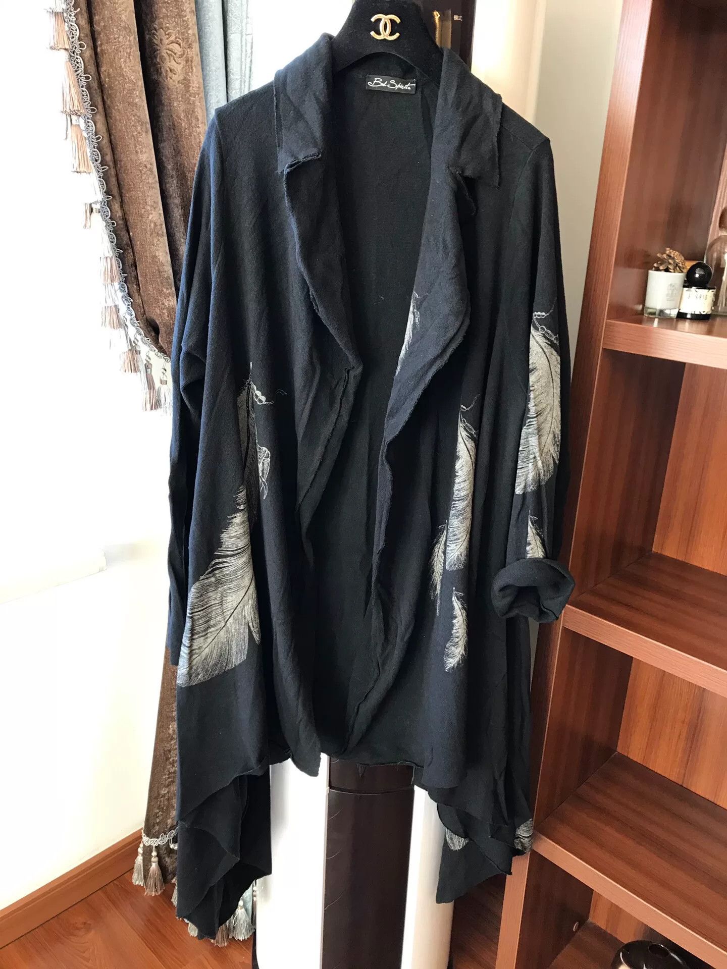 Other Bad Spiut Dark Women's Fashion Coat Size M / US 6-8 / IT 42-44 - 1 Thumbnail