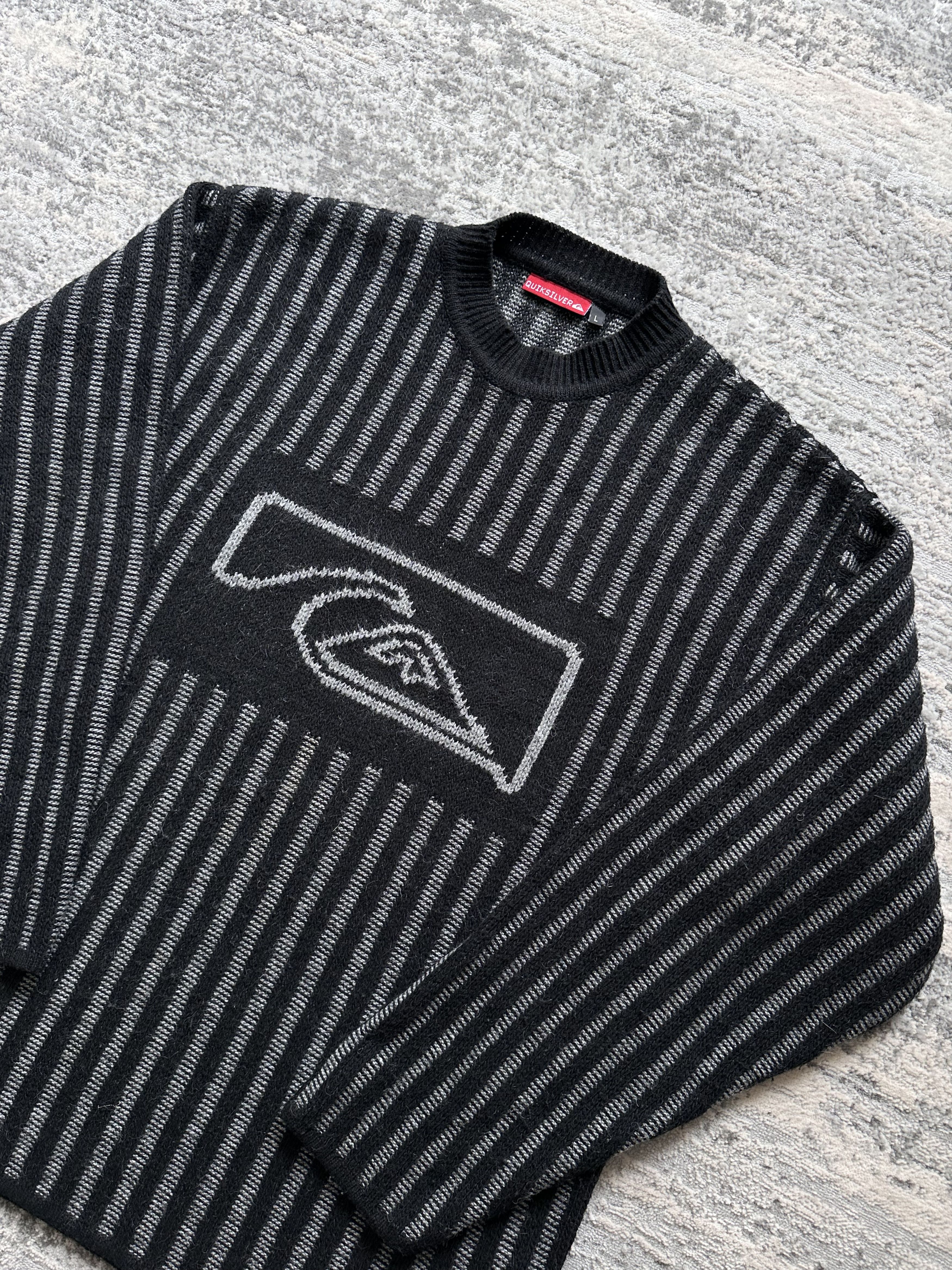Quiksilver × Vintage Quiksilver Vintage Sweater Size US L / EU 52-54 / 3 - 3 Thumbnail