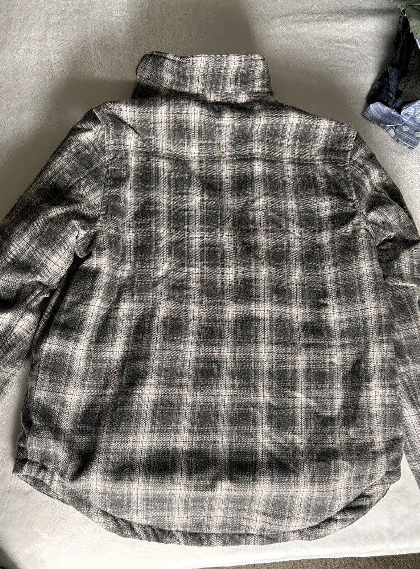Richie Le Collection Richie Le Sherpa Lined Plaid Jacket, S, RLC-315 Gray Zip Up Size US S / EU 44-46 / 1 - 2 Thumbnail