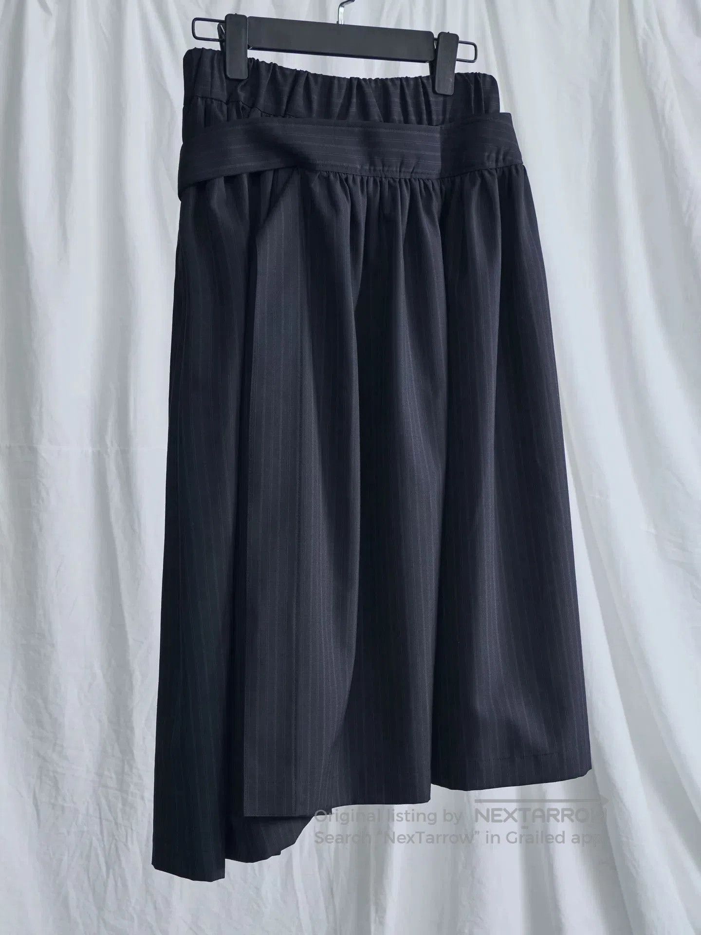 Junya Watanabe navy wool belt dress by junya watanabe. Size M / US 6-8 / IT 42-44 - 8 Thumbnail