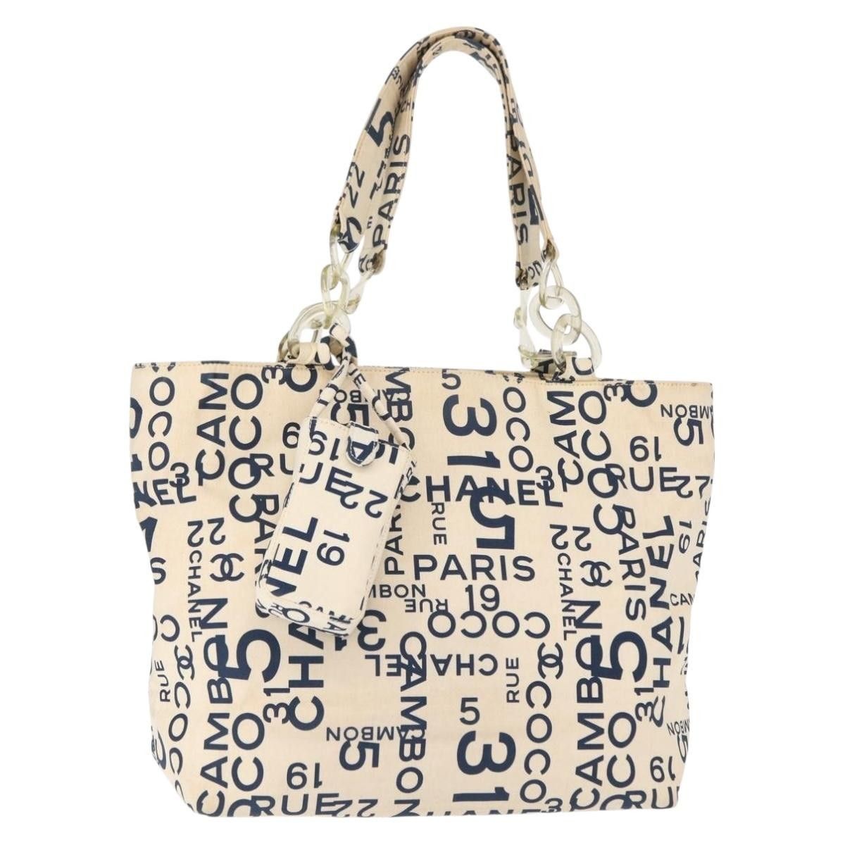 Chanel Chanel 31 Rue Cambon Beach Zip Tote Printed Canvas Size ONE SIZE - 1 Thumbnail