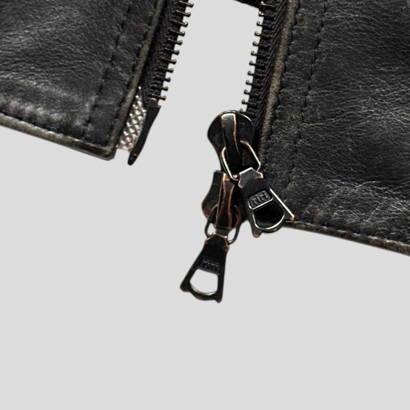 Neil Barrett Neil Barrett 00’s Multipocket Buckle Leather Moto Jacket - L Size US L / EU 52-54 / 3 - 8 Thumbnail