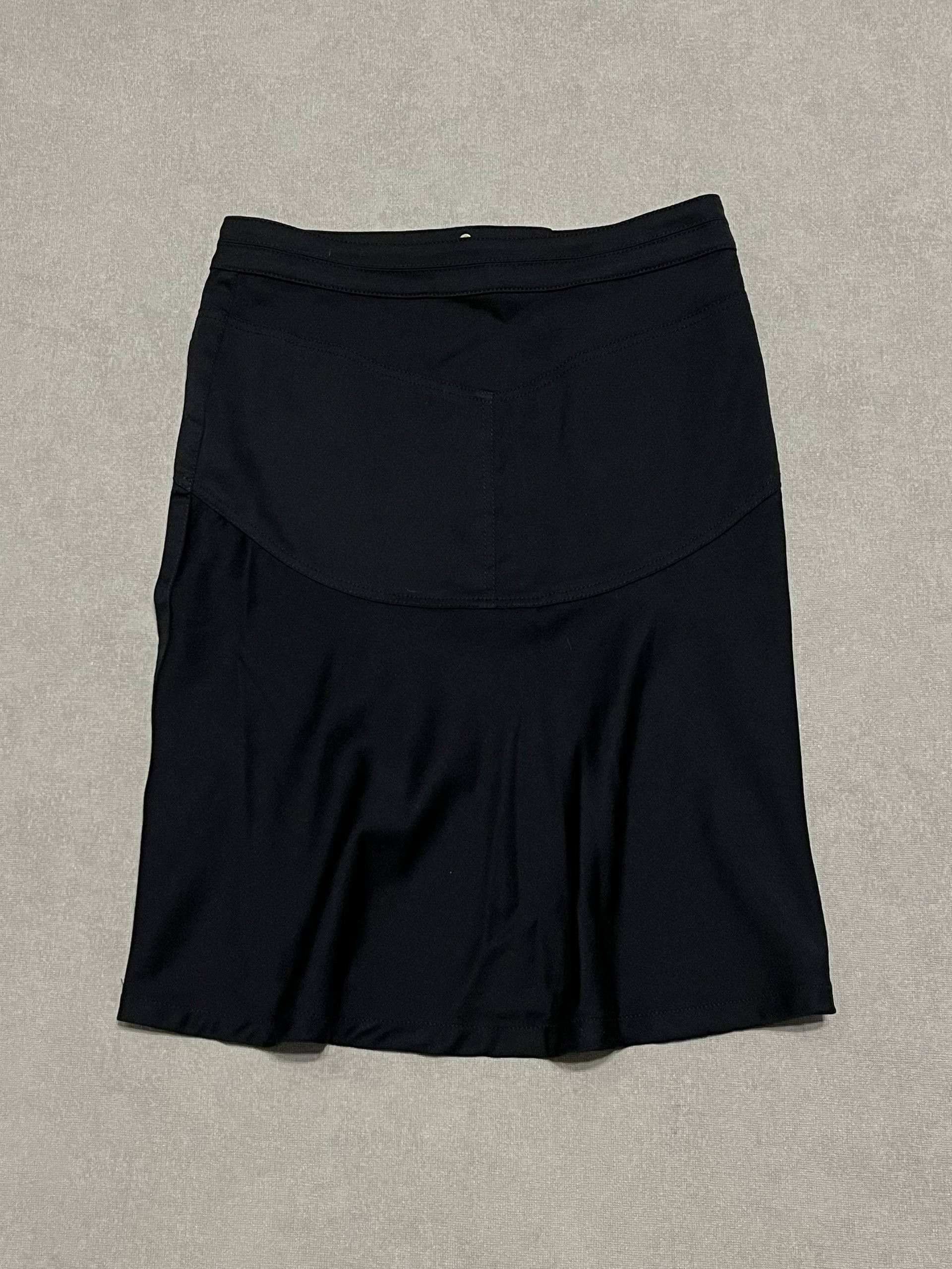 Roberto Cavalli Roberto Cavalli Women`s Black Logo Skirt Vintage Just Sz 40 Size 27" / US 4 / IT 40 - 7 Thumbnail