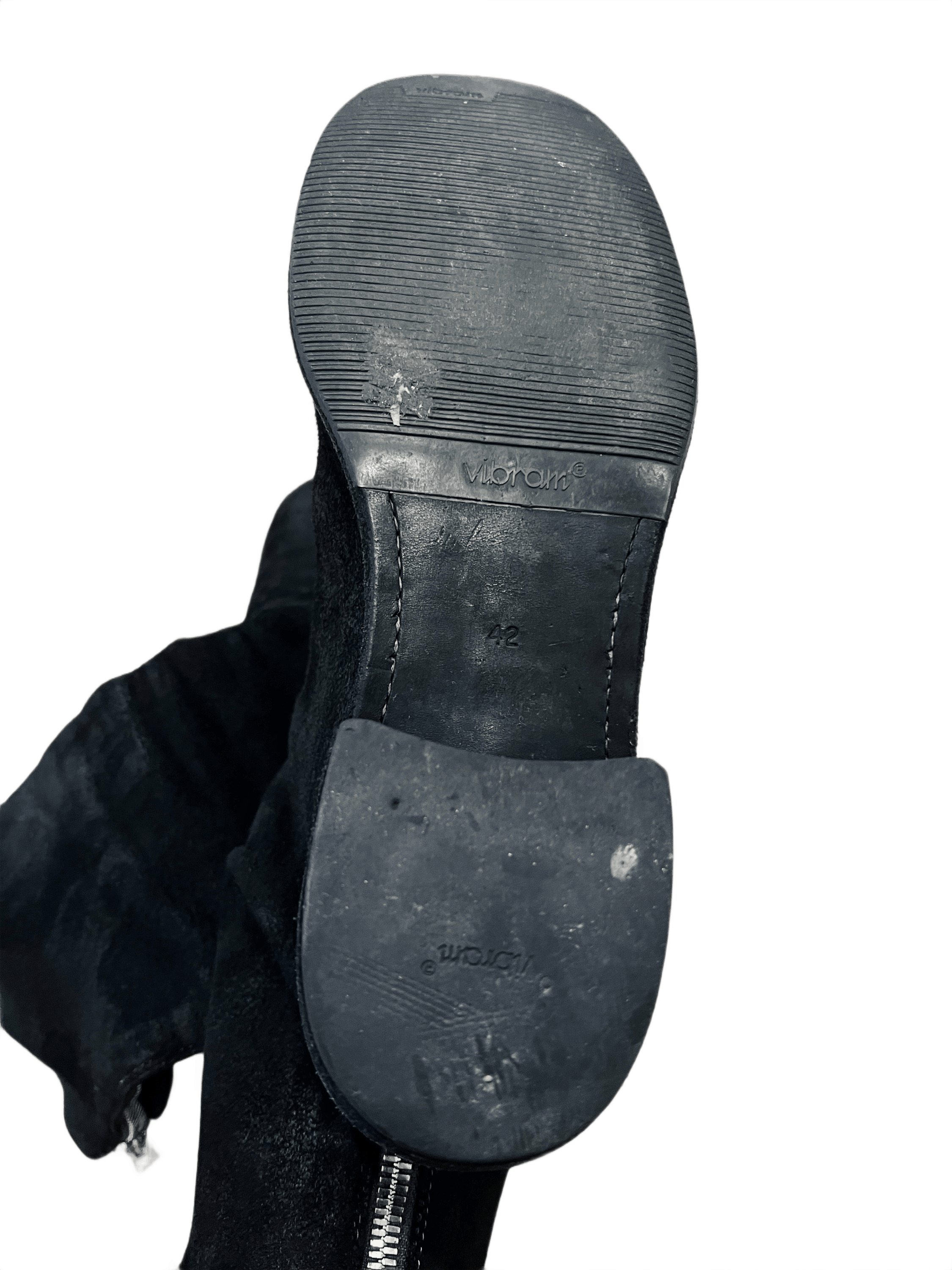 Guidi Black Reverse Horse Leather / Suede 788Z Backzip Boots Size US 9 / EU 42 - 5 Thumbnail