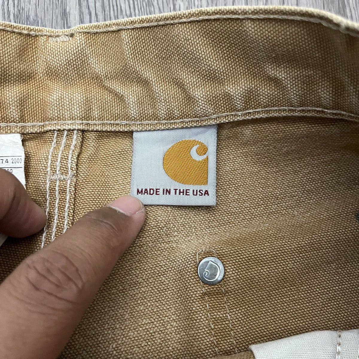 Carhartt 2000s Carhartt Double Knee B01BRN Pant 34x30 🟥 Size US 34 / EU 50 - 15 Thumbnail