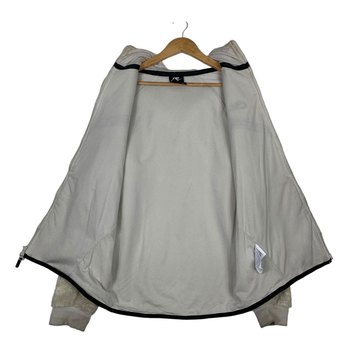 Nike NIKE Deep Pile Grey Fleece Zipper Hoodie Jacket #1059-C48 Size US M / EU 48-50 / 2 - 11 Thumbnail