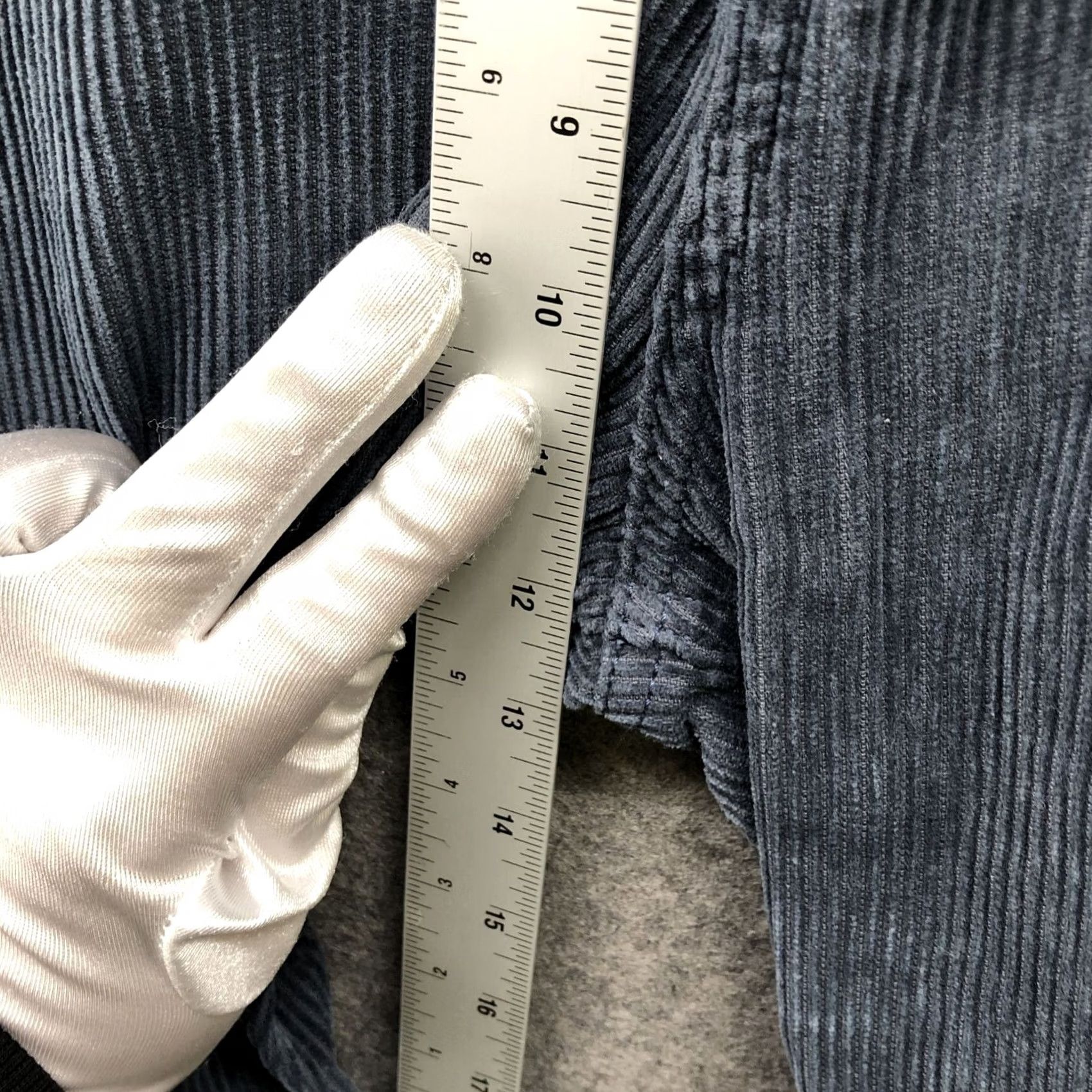 Bdg BDG Urban Outfitters Mom High Rise Corduroy Pants Womens 27 Gray Blue Corduroy Chino Pockets Tapered Relaxed Fall Winter Pants Mens Womens Girls Boys Size 27" / US 4 / IT 40 - 7 Thumbnail