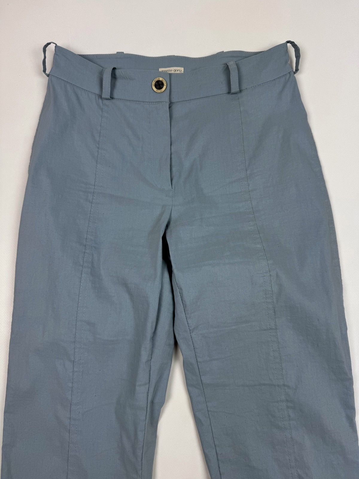Annette Gortz Annette Gortz Linen Blue Pants Size 24" / US 00 / IT 34 - 4 Thumbnail