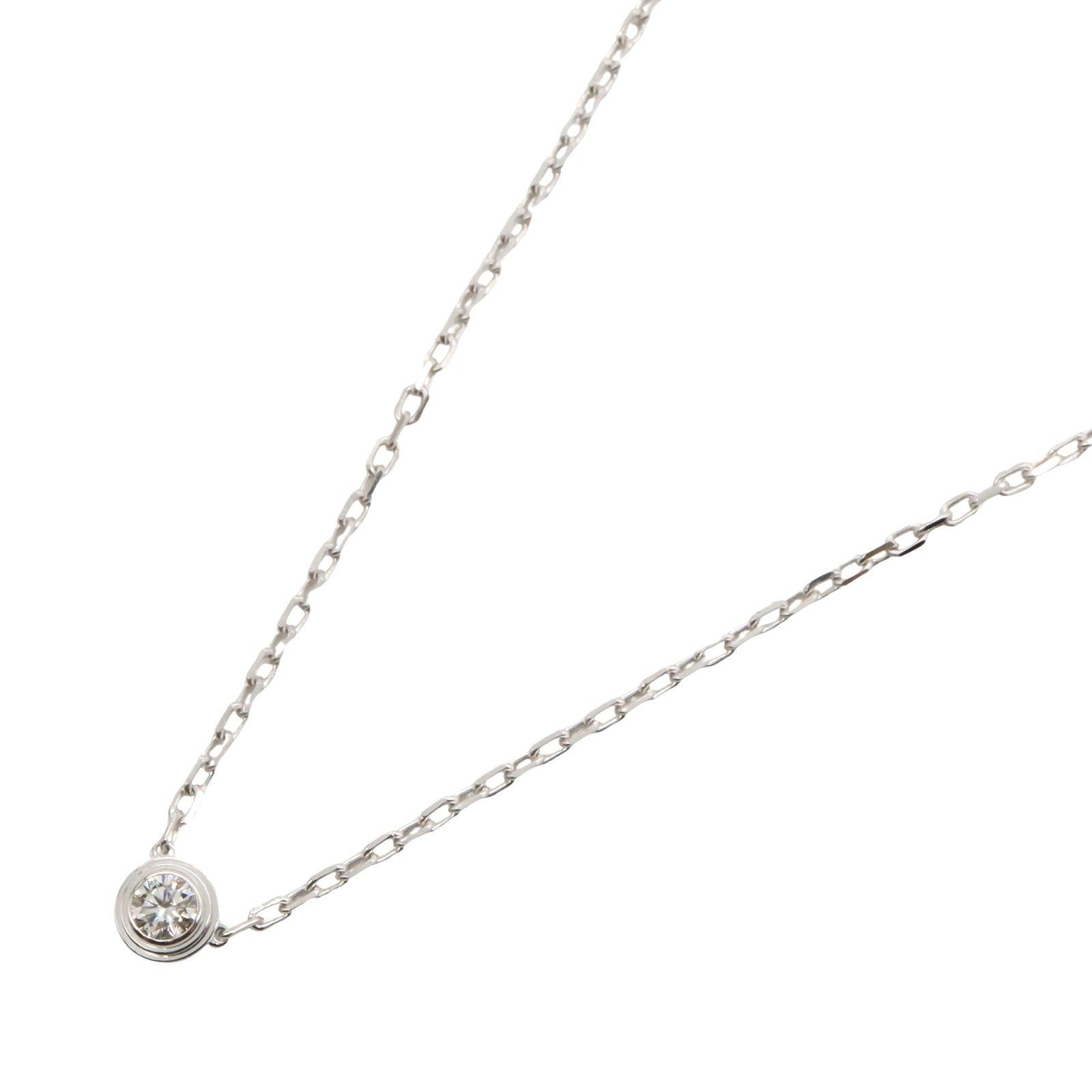 Cartier Cartier Damour Sm Necklace K18Wg (White Gold) Diamond Clear Size ONE SIZE - 1 Thumbnail