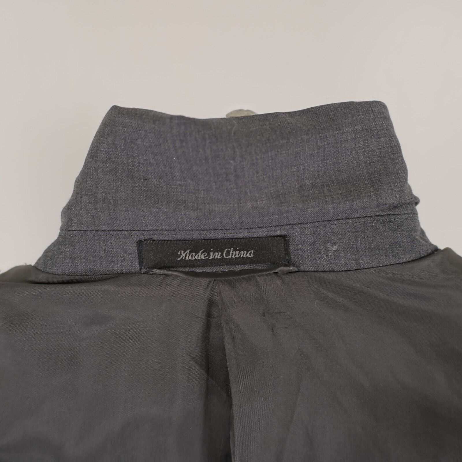 Joseph Abboud Joseph Abboud Wool Blend Gray 2 Button Blazer 42R Size 42R - 12 Thumbnail