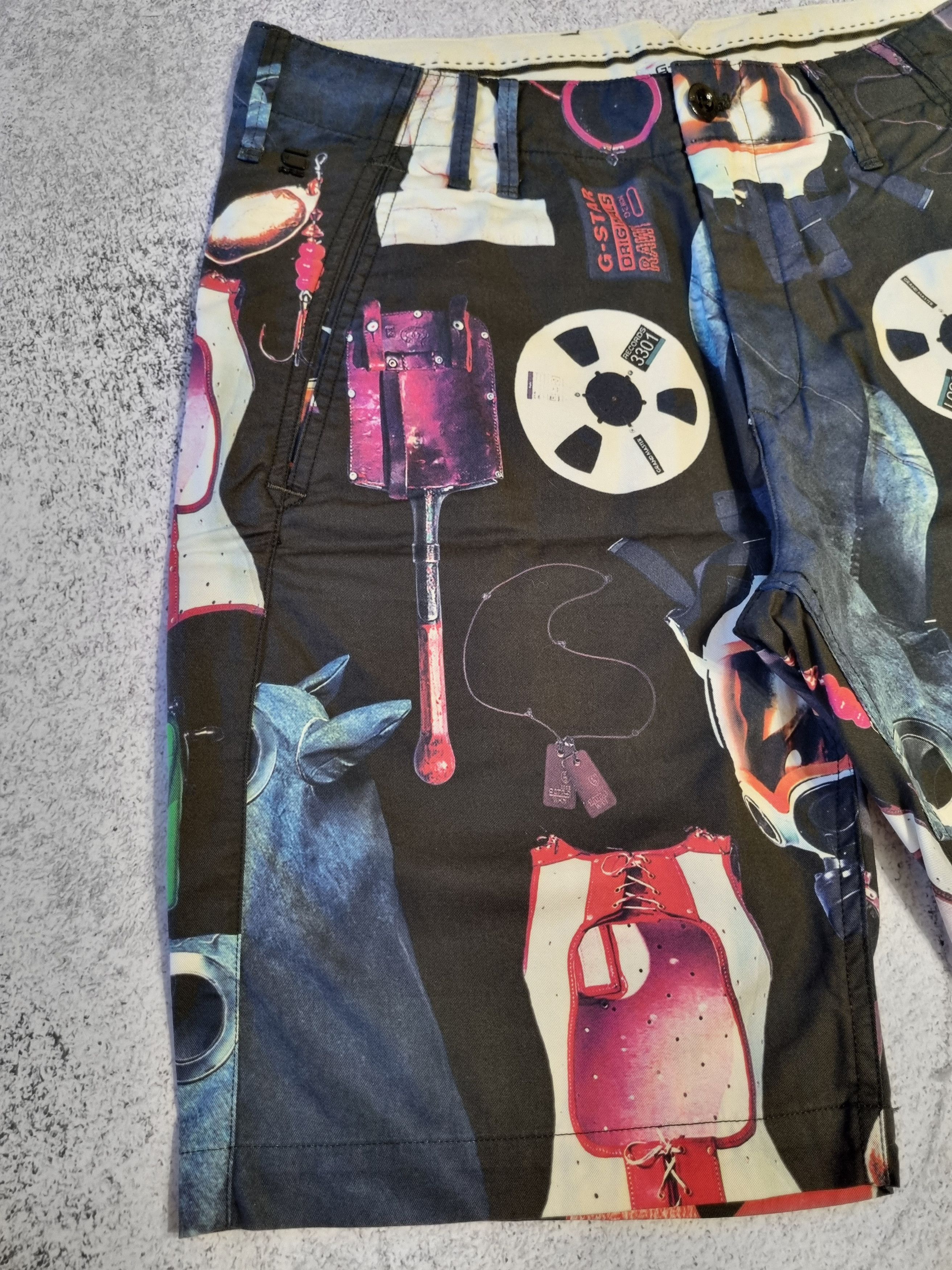 G-Star G-Star Raw Multiprint Vetar Chino Shorts Size US 32 / EU 48 - 3 Thumbnail