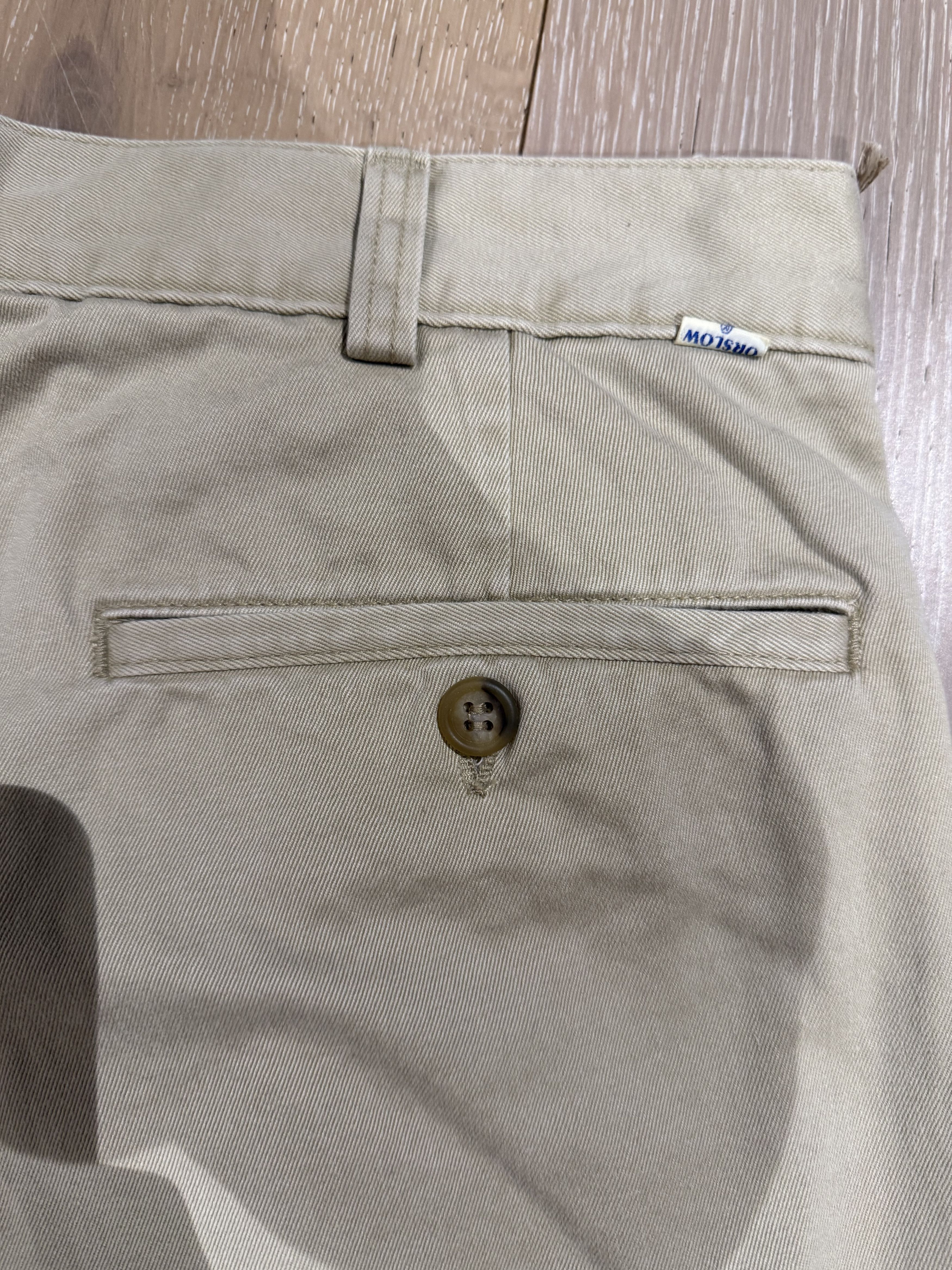 Orslow 💚 Orslow Two Tuck Wide Trousers Khaki Size 3 NEW Size US 33 - 13 Thumbnail