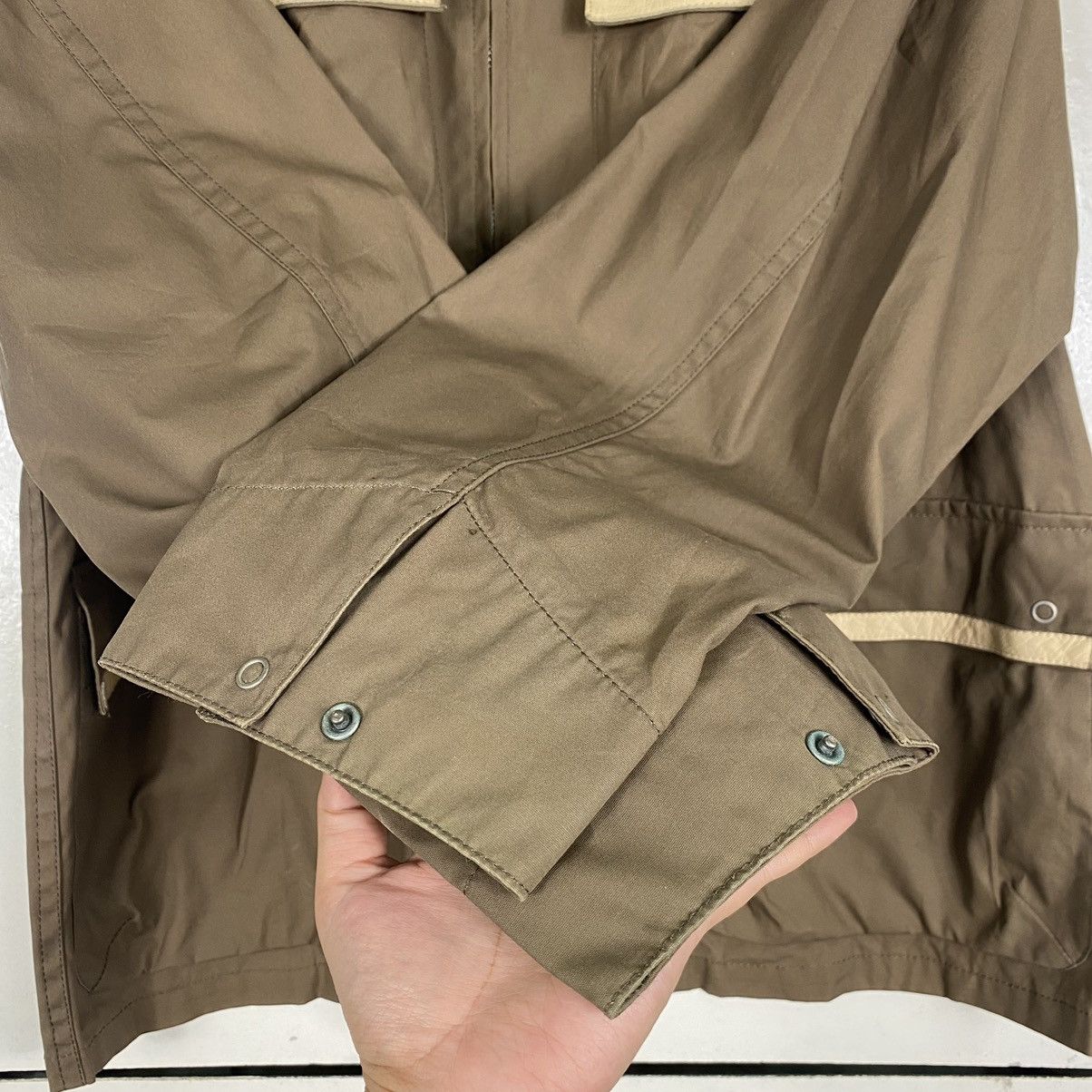Japanese Brand Mother Hai water mark multi pocket zipper jacket Size US L / EU 52-54 / 3 - 7 Thumbnail