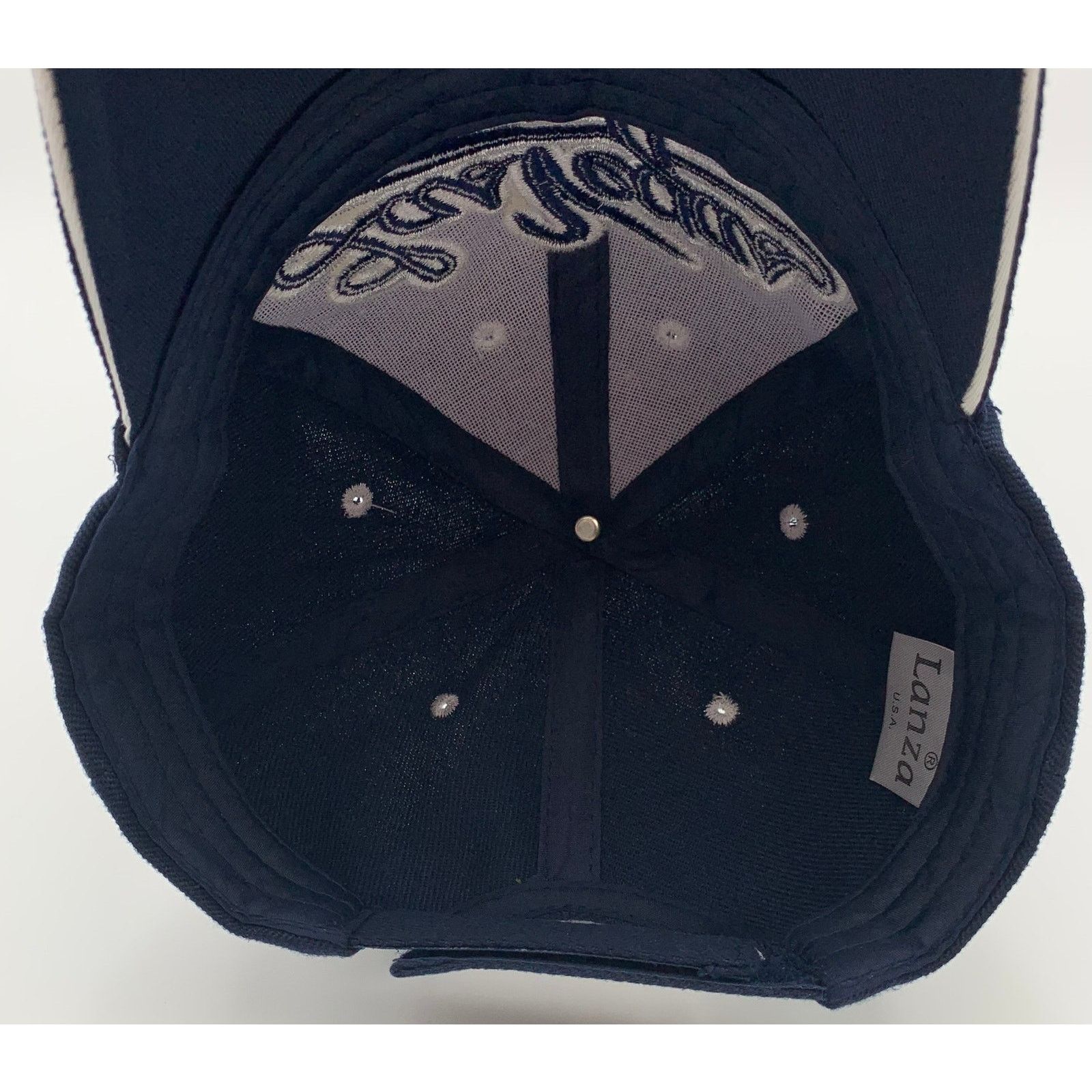 Other Las Vegas Adjustable Cap Blue Silver Hook and Loop Closure Size ONE SIZE - 8 Thumbnail