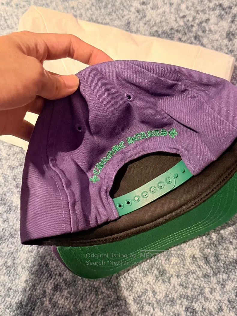 Chrome Hearts CHROME HEARTS Size OS Purple CH embroidered baseball cap Size ONE SIZE - 2 Thumbnail