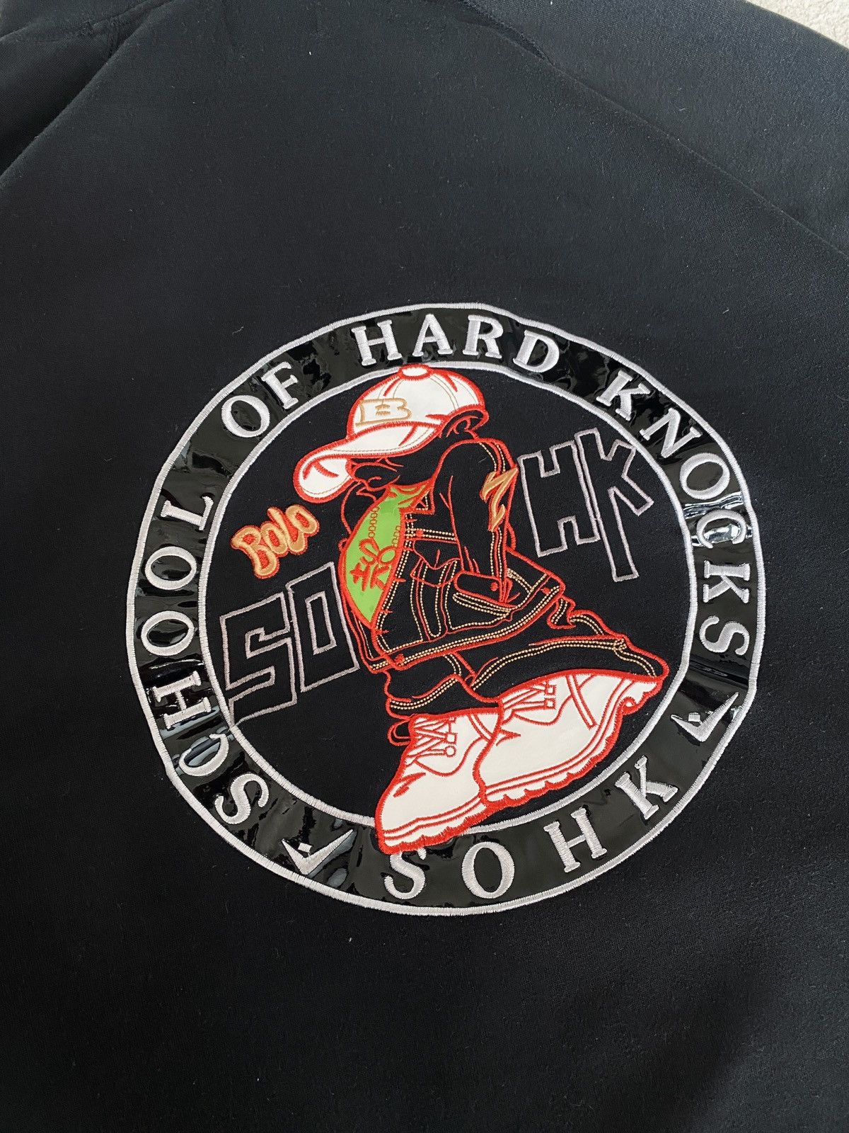 JNCO × Vintage Vintage School Of Hard Knocks Hoodie Size US L / EU 52-54 / 3 - 8 Thumbnail