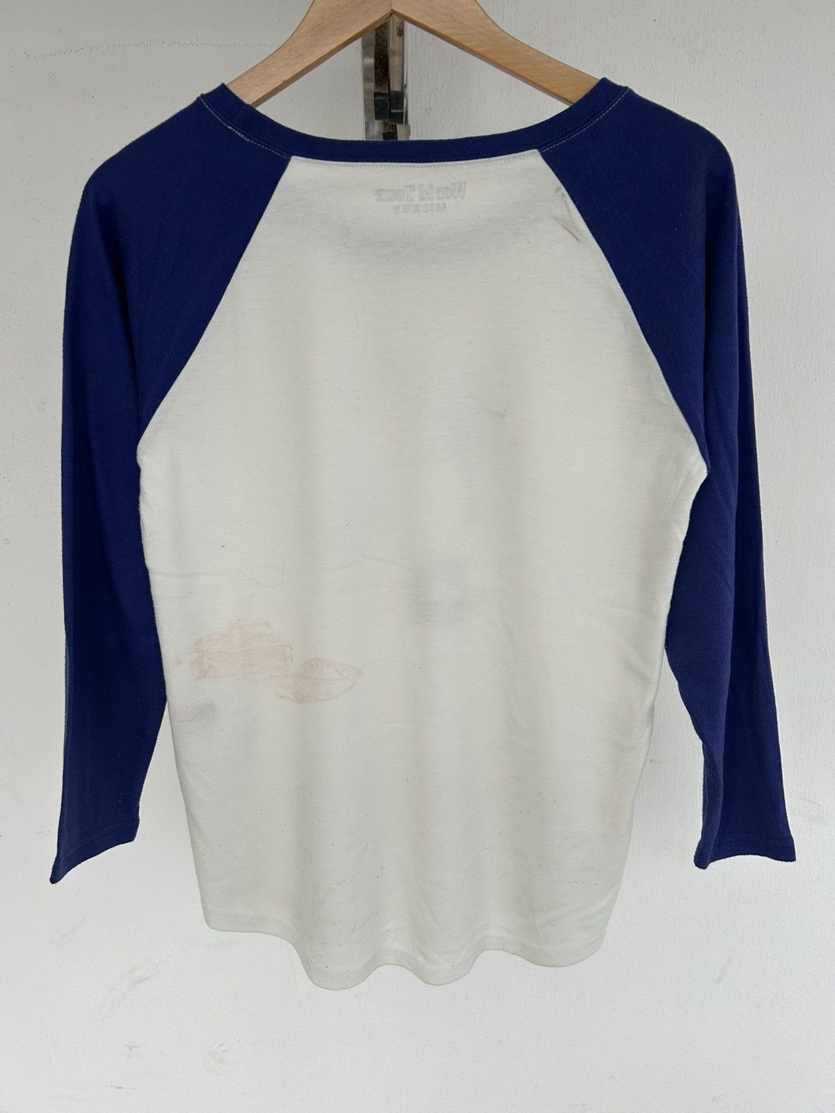 Disney World Tour Mickey Raglan White Purple Tee Size US M / EU 48-50 / 2 - 2 Thumbnail