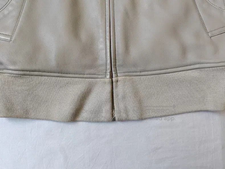 Hermes Hermes Leather jacket, 9 new, elephant grey, two-sided wea Size US M / EU 48-50 / 2 - 9 Thumbnail