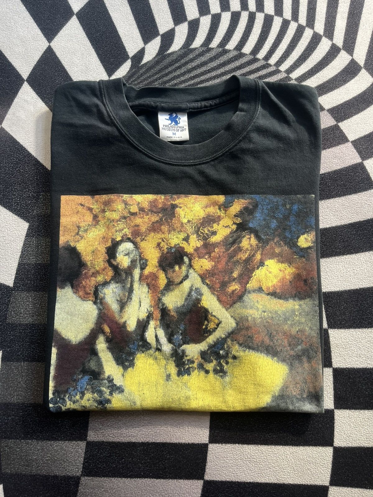 Arts & Science Vintage Edgar Degas Philadelphia Museum OF ART 90’s Tshirt Size US M / EU 48-50 / 2 - 1 Thumbnail
