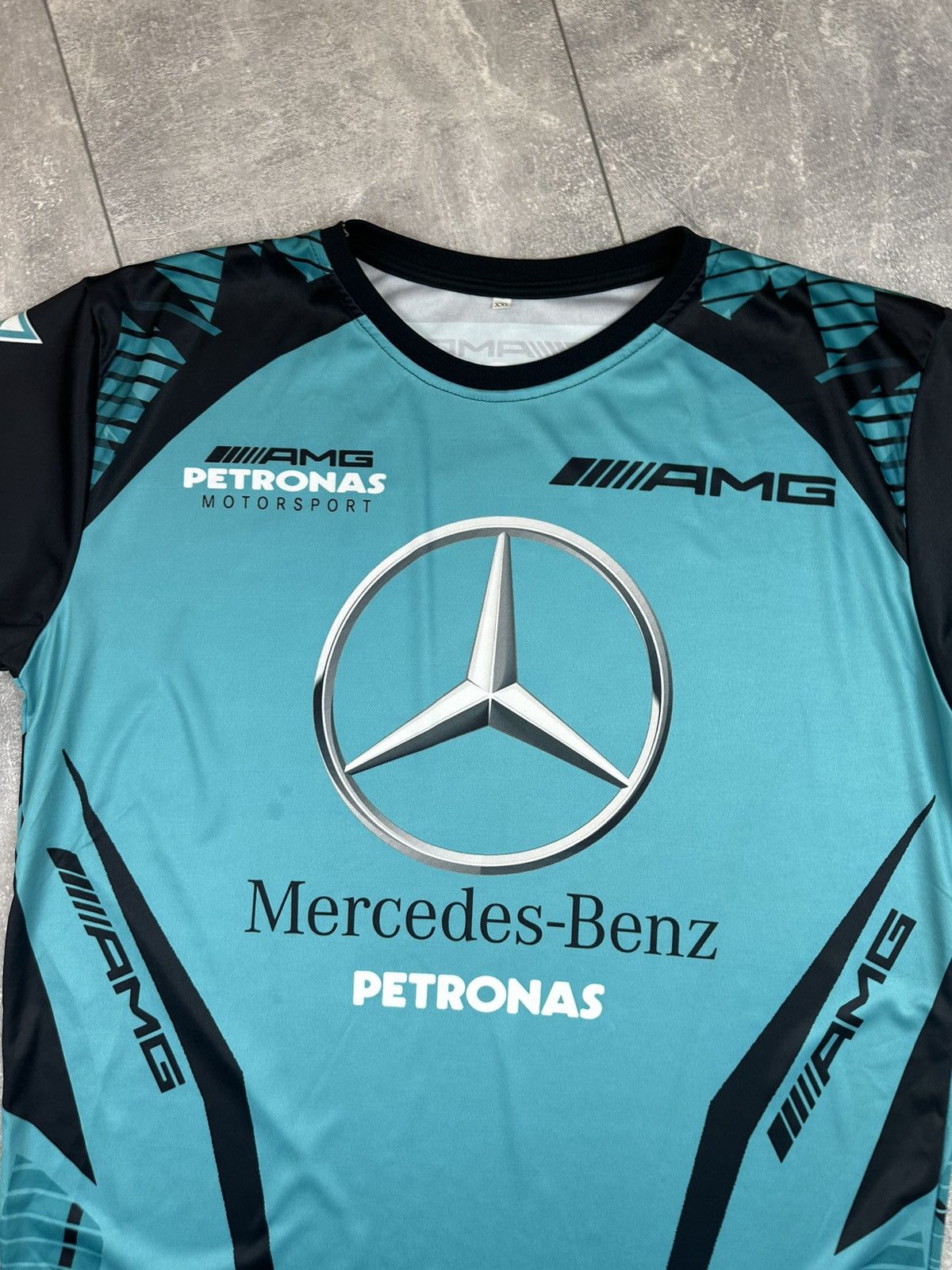 Mercedes-Benz Mercedes-Benz Pertonas Amg Racing Overprint Logo T-Shit Size US XXL / EU 58 / 5 - 3 Thumbnail