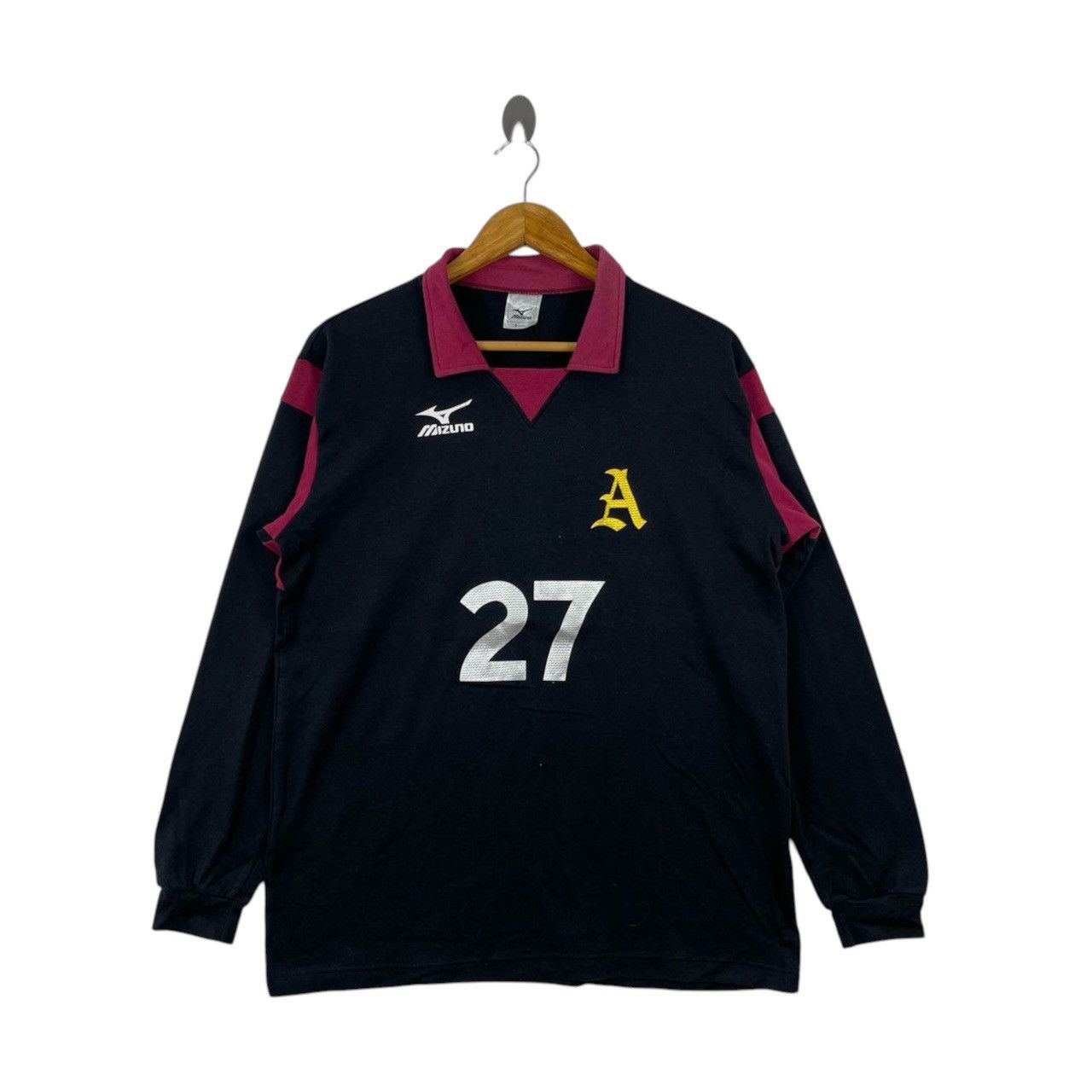 Mizuno × Vintage Vintage MIZUNO Long Sleeve Team Jersey Size US M / EU 48-50 / 2 - 1 Thumbnail