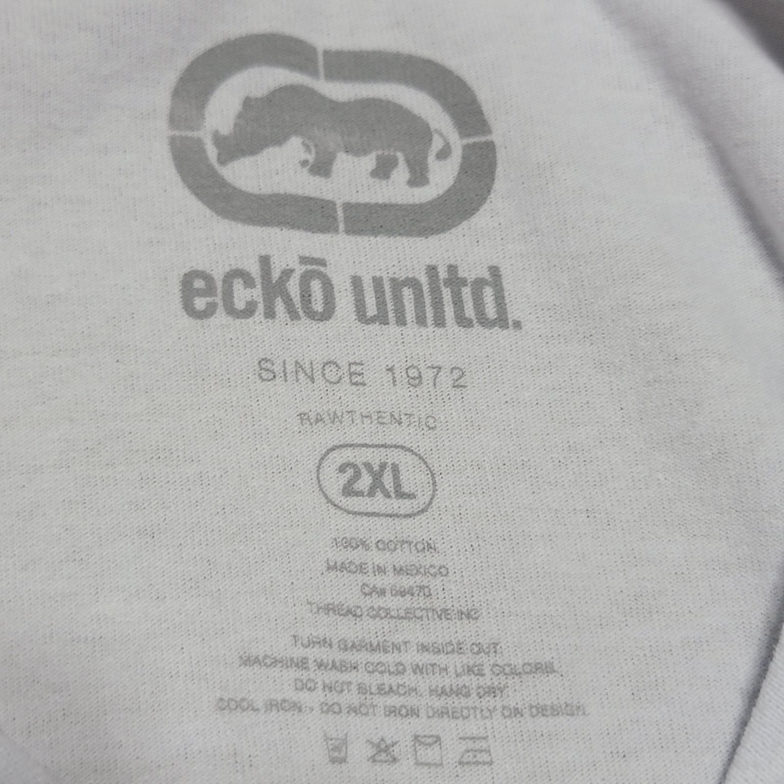 Ecko Unltd. Ecko Unltd. White Unisex Tee "World Famous" - Size 2XL Size US XXL / EU 58 / 5 - 4 Thumbnail