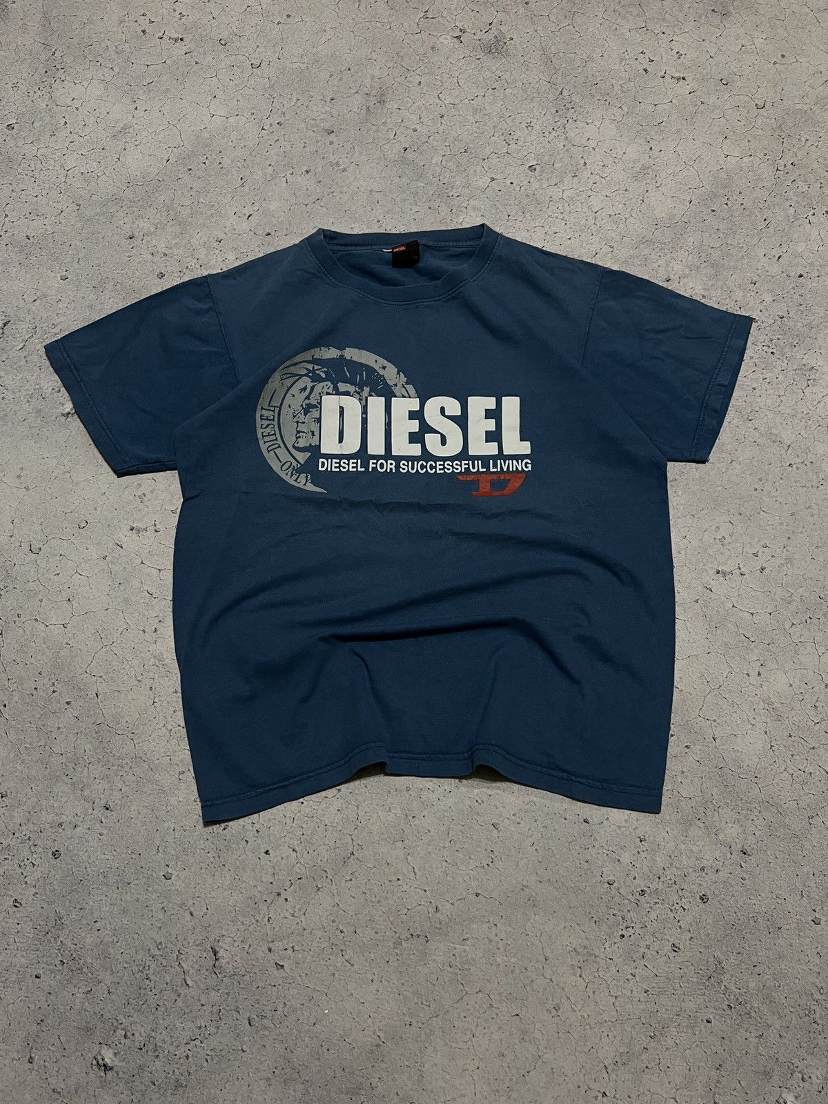 Designer × Diesel × Vintage Vintage Diesel Tee Big Logo 90’s Size US M / EU 48-50 / 2 - 1 Thumbnail