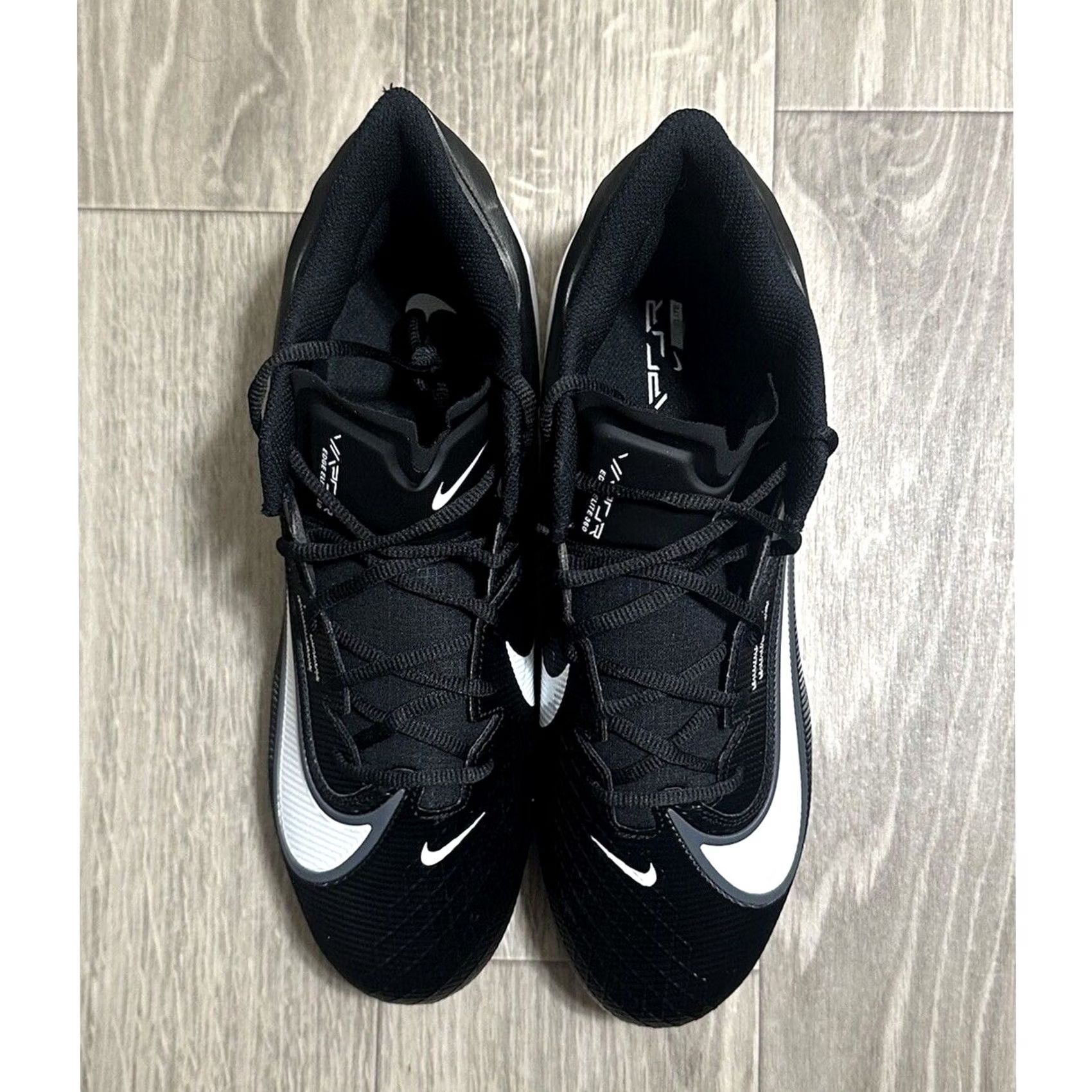 Nike Nike Vapor Edge Elite 360 2 Football Cleats White Black (DA5457-001) Sz 13 Size US 12 / EU 45 - 4 Thumbnail