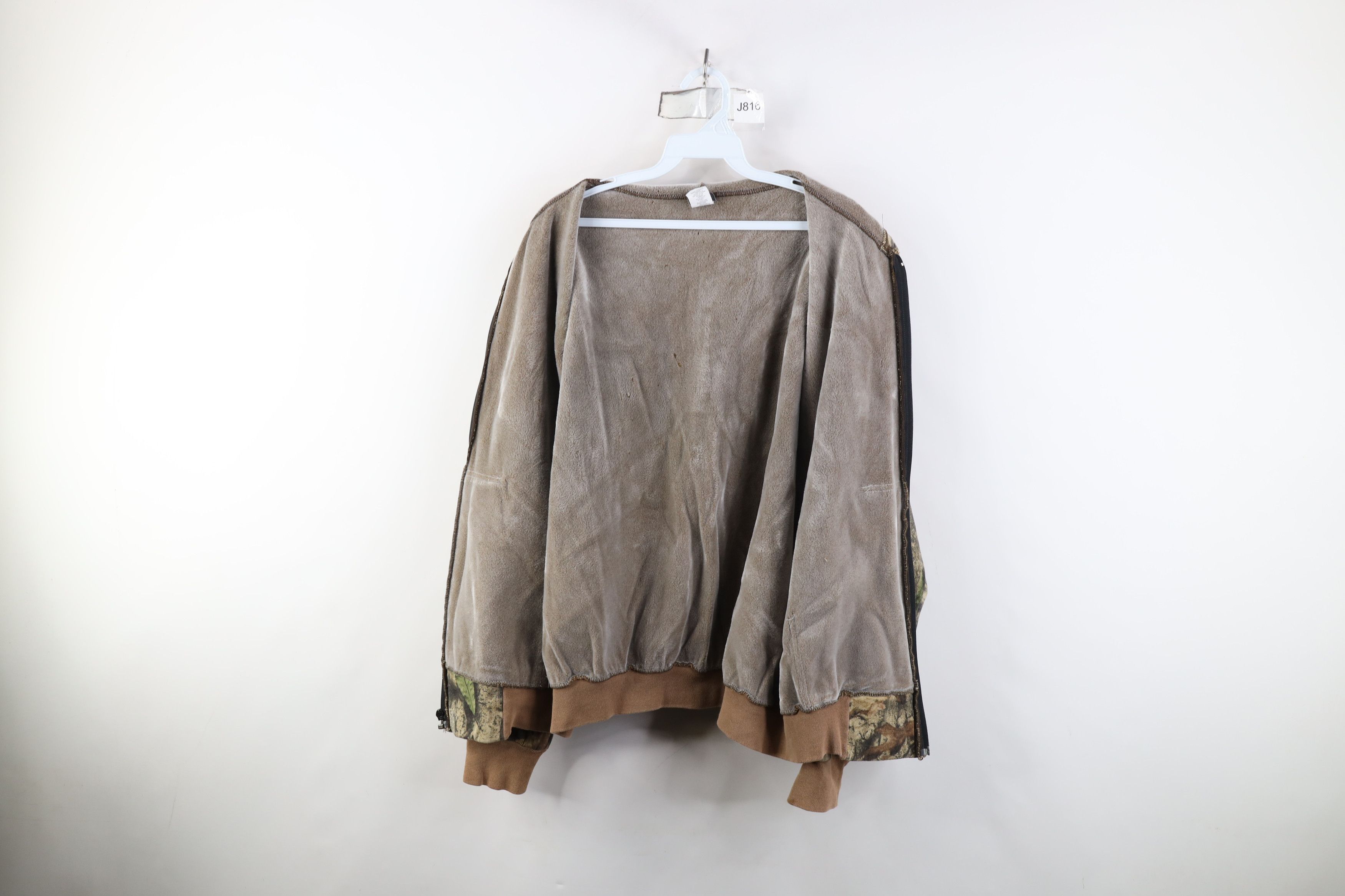 Vintage Vintage 90s Streetwear Fleece Lined Camouflage Hoodie USA Size US XL / EU 56 / 4 - 11 Thumbnail