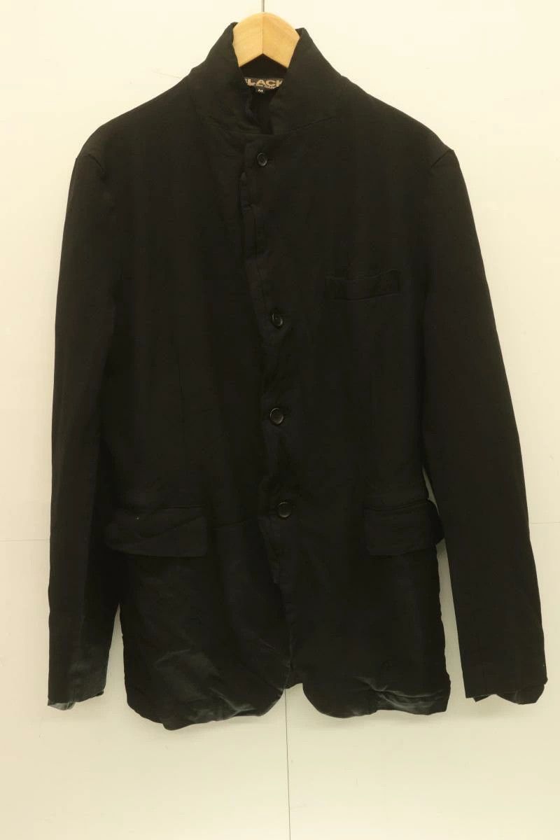 Comme des Garcons Black Jacket Tailored Plain Polyester Size US M / EU 48-50 / 2 - 1 Thumbnail