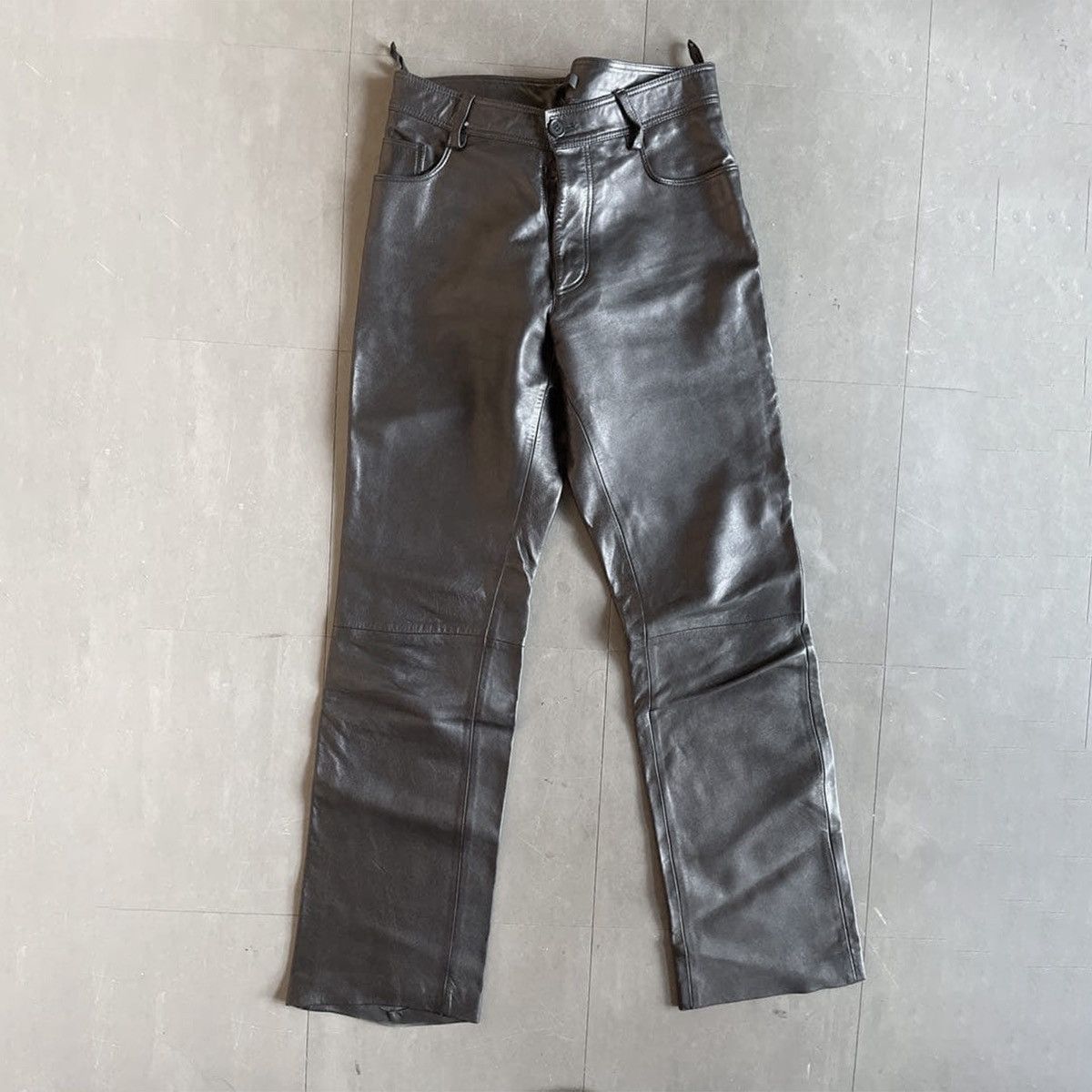 Helmut Lang LEATHER PANTS Size US 28 / EU 44 - 1 Thumbnail