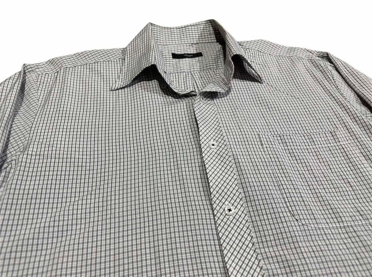 Yohji Yamamoto 🔥Vintage Sacsny Y’Saccs Yohji Yamamoto Shirt Ls Grid Size US L / EU 52-54 / 3 - 1 Thumbnail