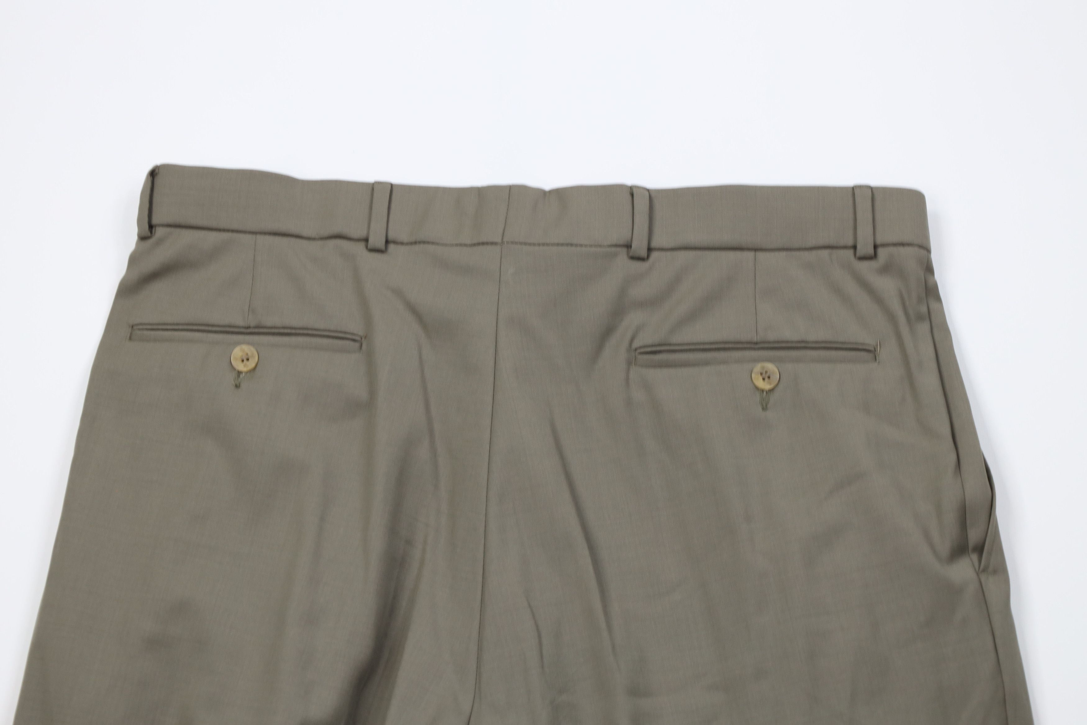 Vintage Vintage 90s Streetwear Wool Knit Wide Leg Chino Pants Size US 36 / EU 52 - 10 Thumbnail