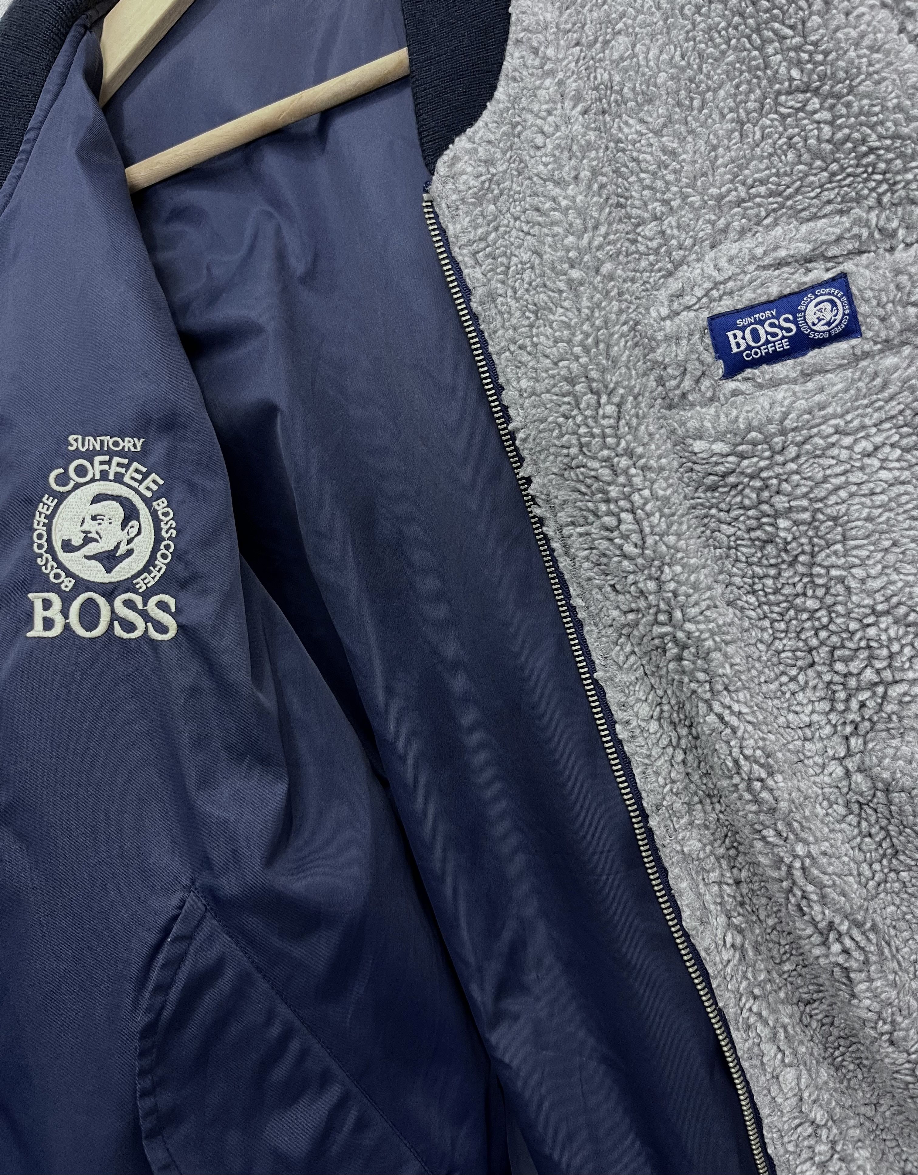 Vintage 🔥90’s SUNTORY BOSS COFFEE MA-1 Reversible Bomber Jacket Size US L / EU 52-54 / 3 - 14 Thumbnail