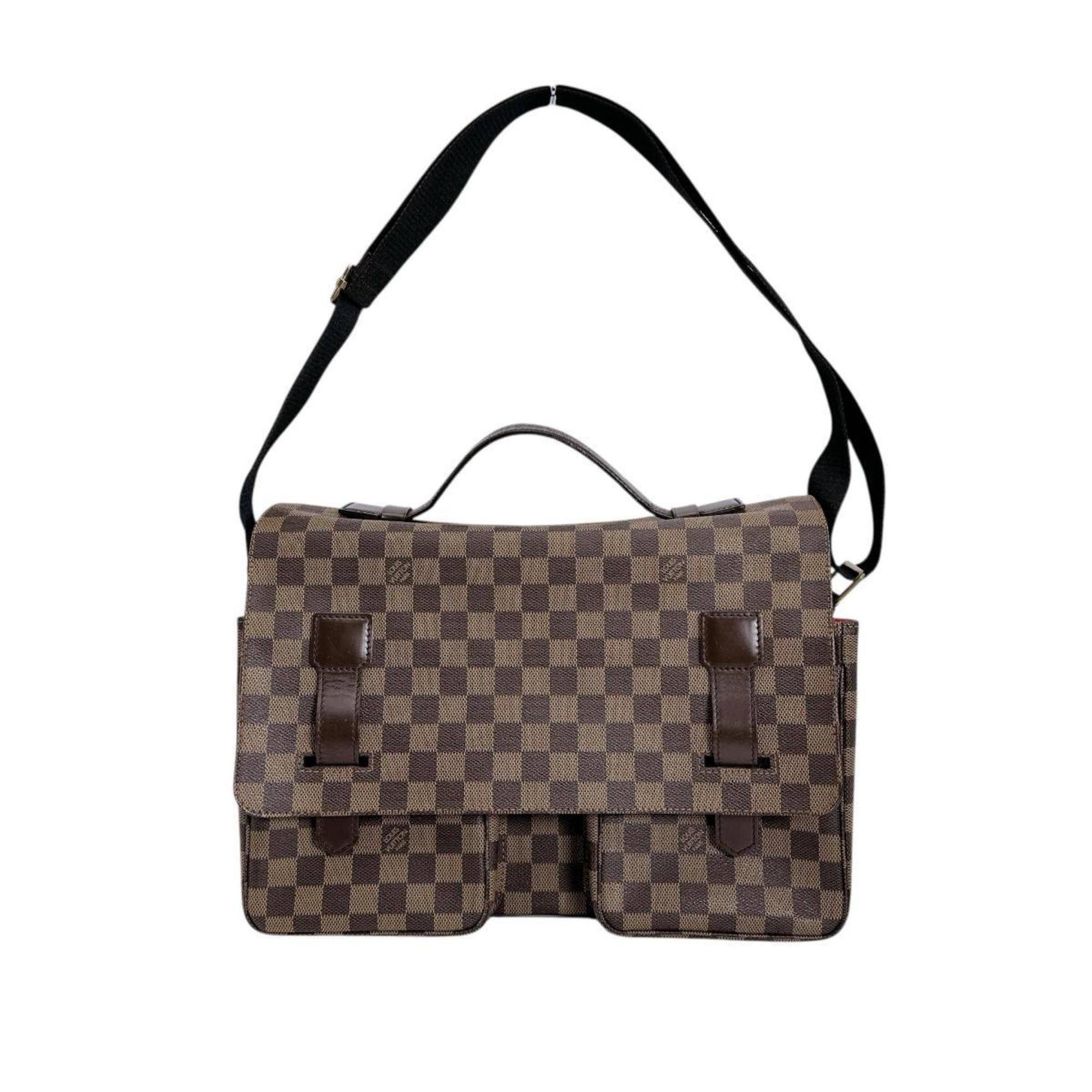 Louis Vuitton Shoulder Bag 2WAY Damier Broadway Canvas N42270 Brown