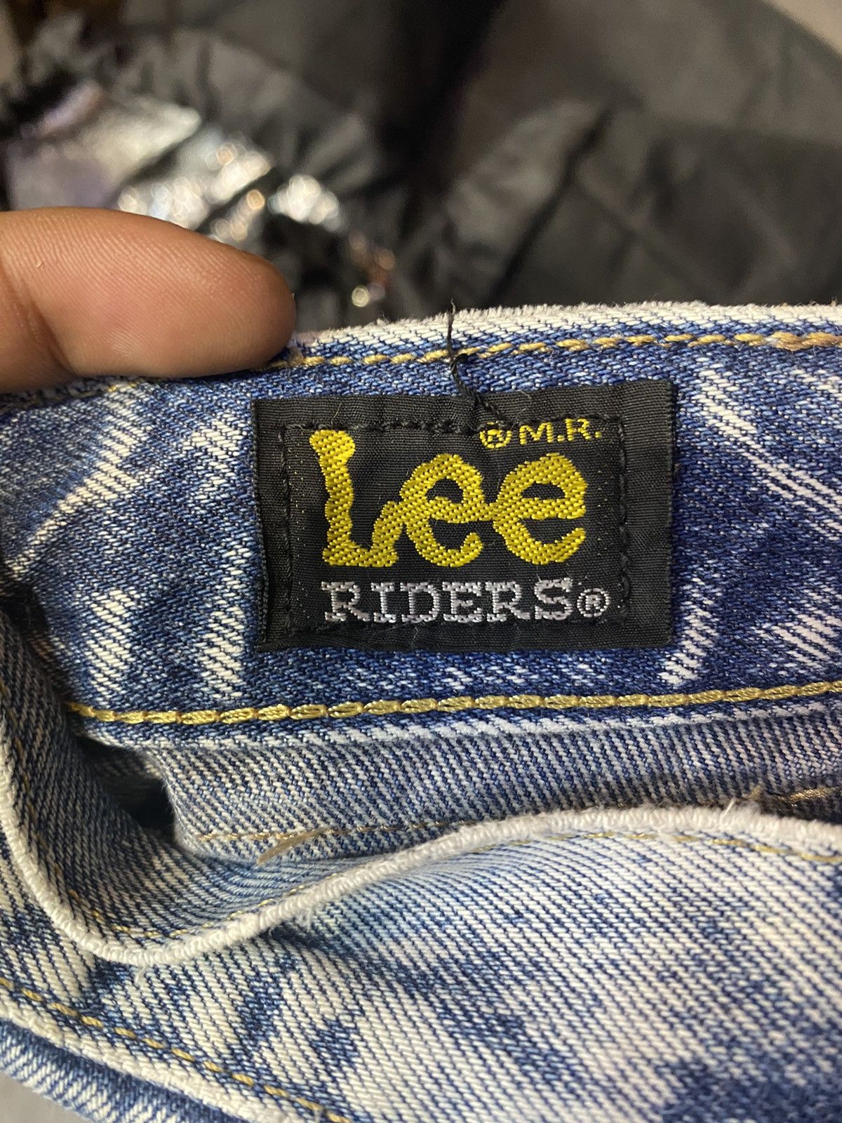 Lee Lee Riders vintage acid wash Size US 33 - 8 Thumbnail
