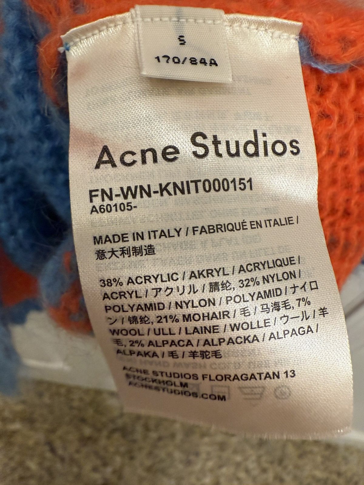 Acne Studios Acne Studios Distressed Knit Sweater Size US S / EU 44-46 / 1 - 3 Thumbnail