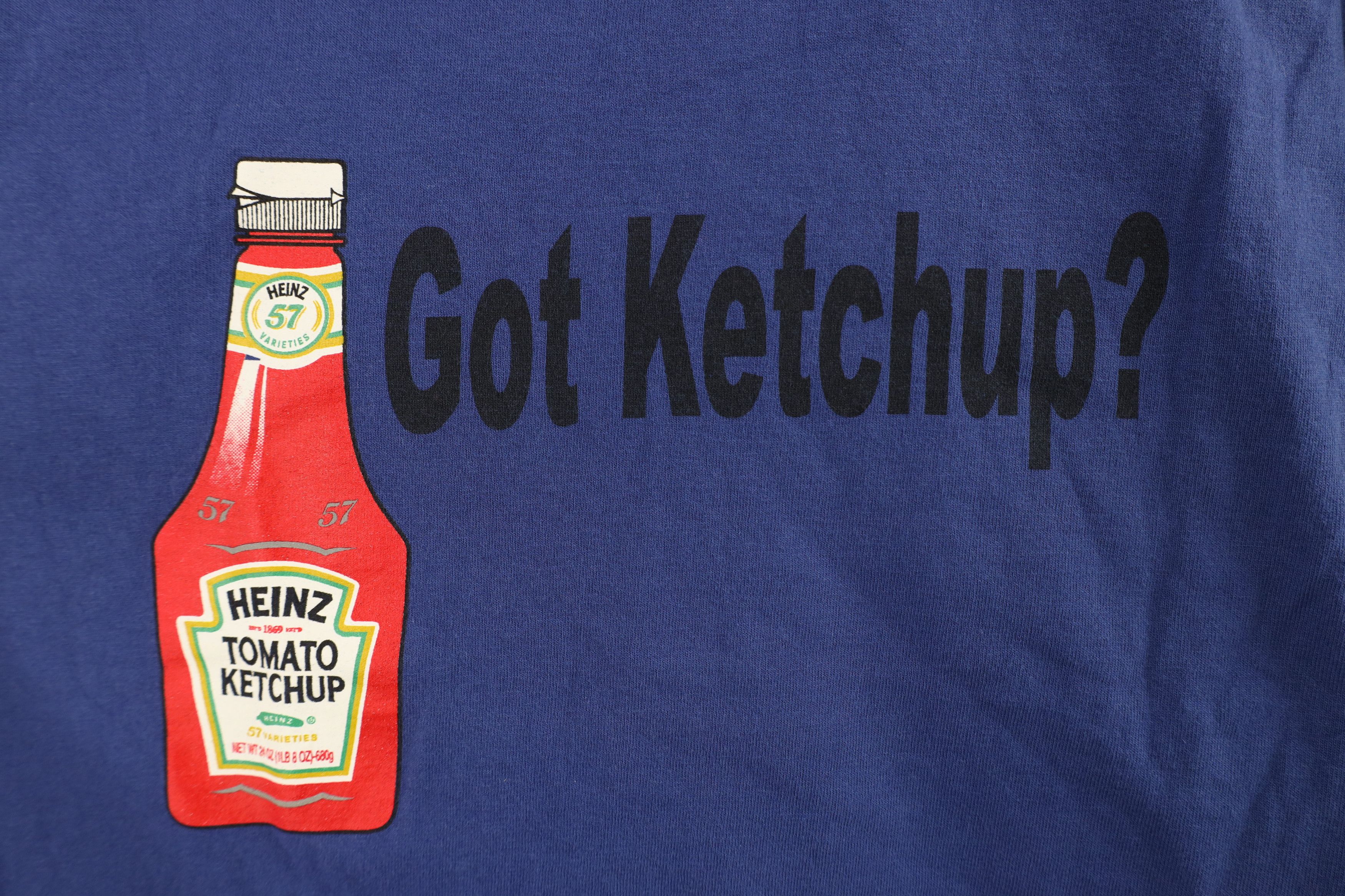 Vintage Vintage Spell Heinz Got Ketchup Short Sleeve T-Shirt Blue Size US S / EU 44-46 / 1 - 4 Thumbnail