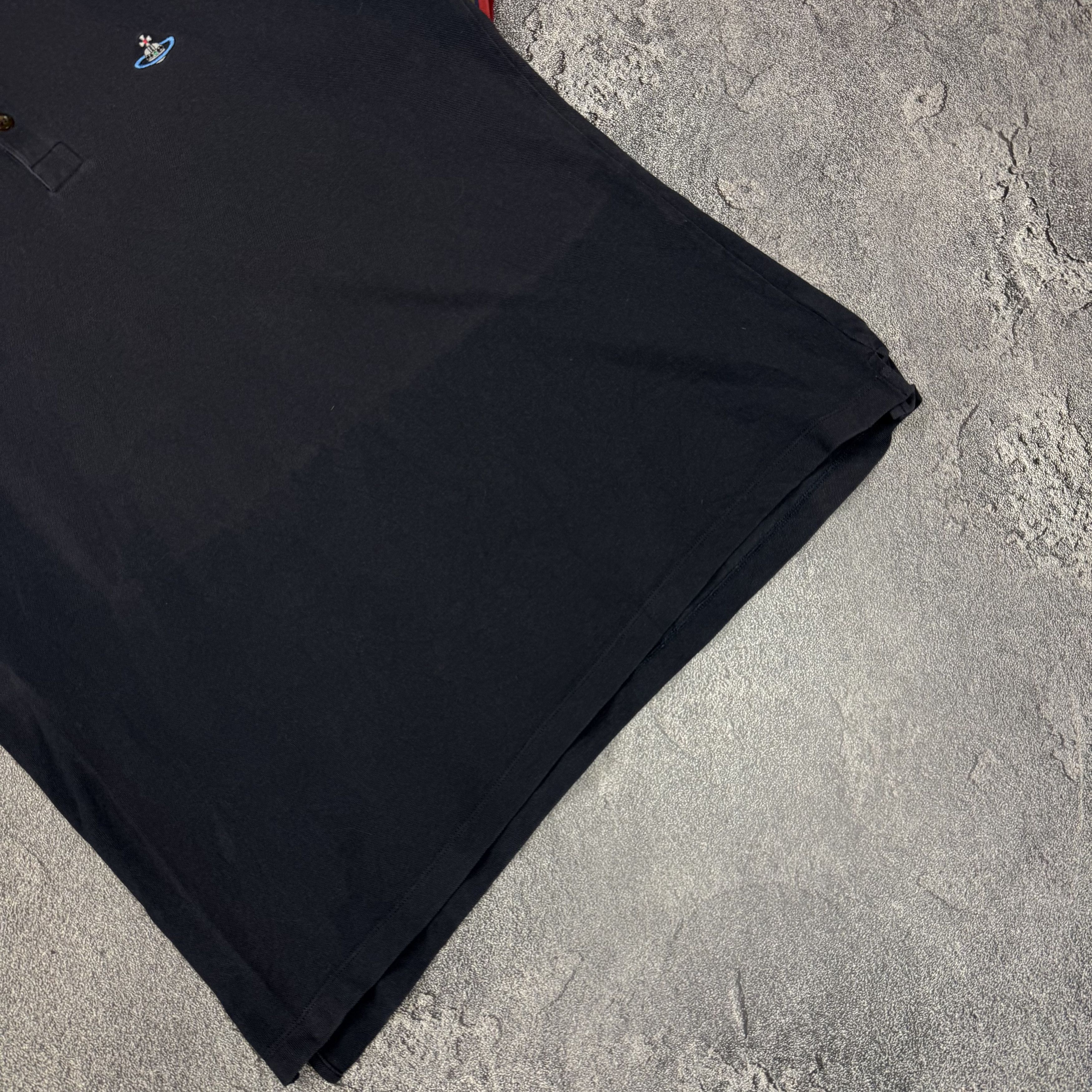 Vivienne Westwood Vivienne Westwood Polo T-Shirt Orb Logo Luxury Size US XXL / EU 58 / 5 - 4 Thumbnail