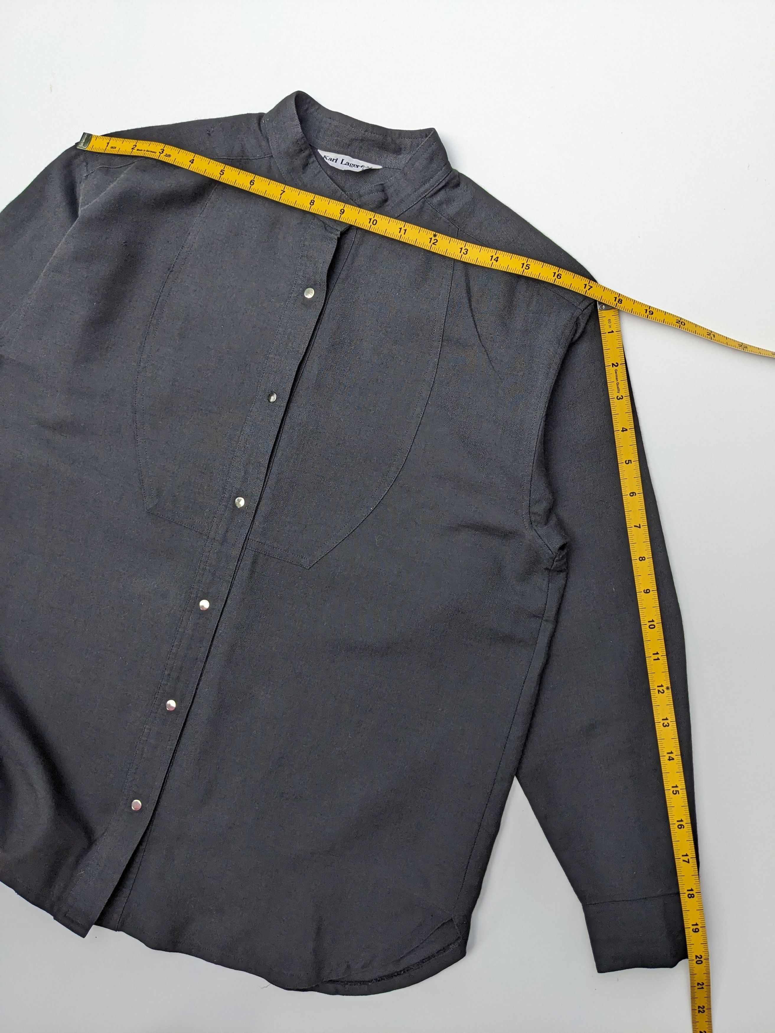 Chanel × Fendi × Karl Lagerfeld Vintage Karl Lagerfeld snap button shirt Size US L / EU 52-54 / 3 - 11 Thumbnail