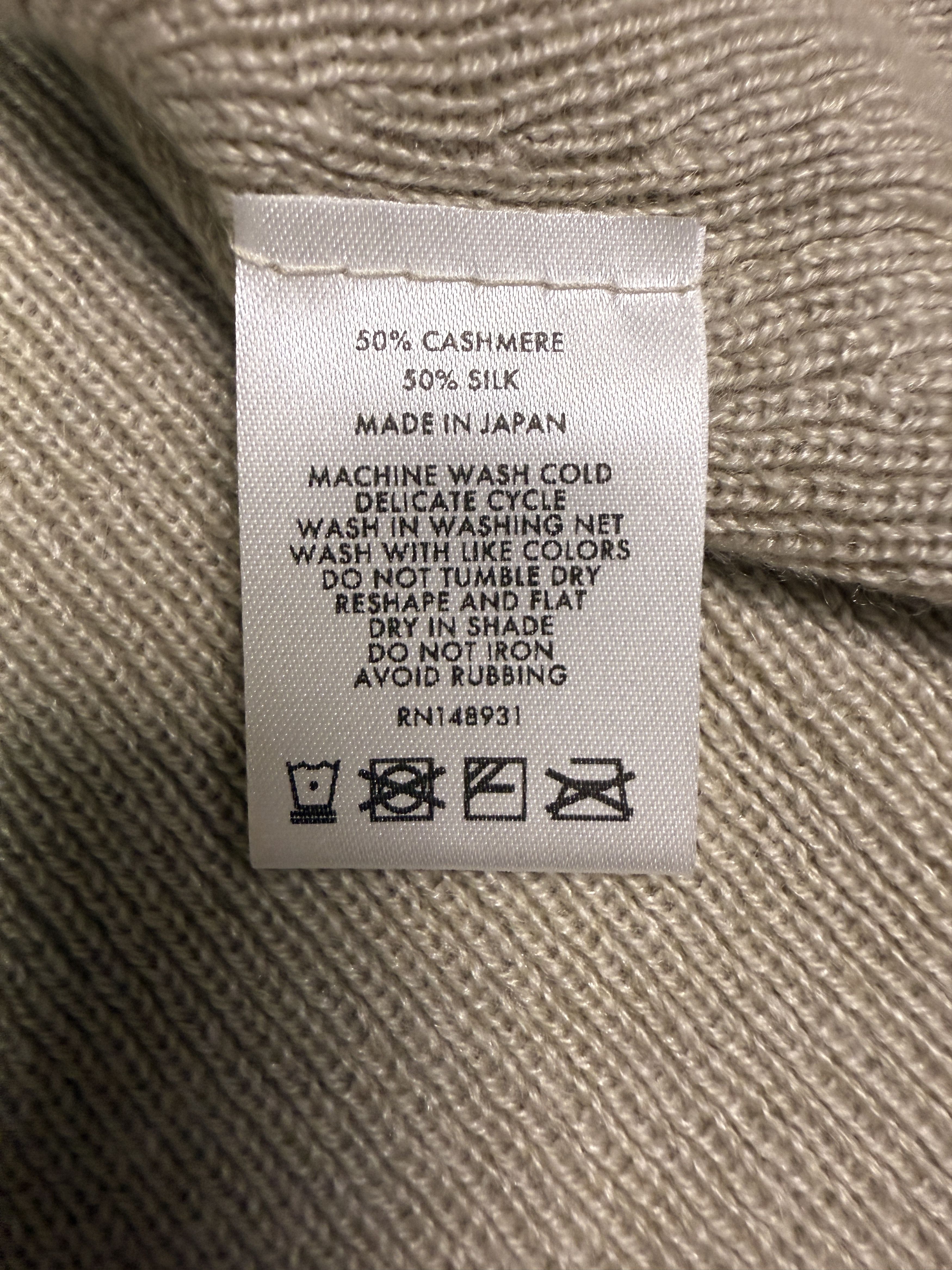 The Elder Statesman $1250 The Elder Statesman Oatmeal Delicash Cardigan Size M / US 6-8 / IT 42-44 - 8 Thumbnail