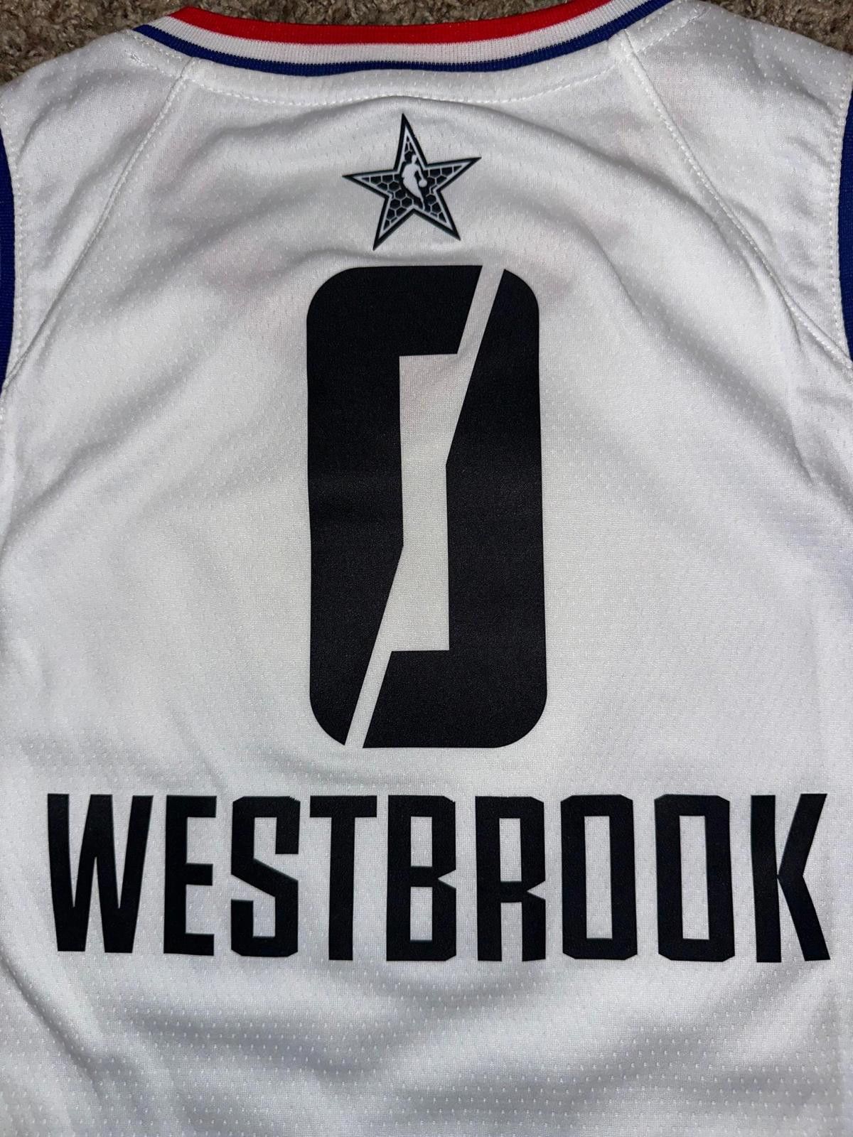 Jordan Brand Jordan Big Kids (Boy’s) Thunder Russell Westbrook 2019 NBA All-Star Game Jersey Size US L / EU 52-54 / 3 - 6 Thumbnail