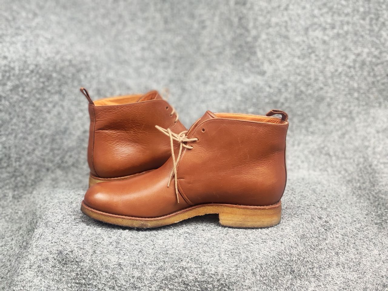 Carmina Carmina Design leather chukka boots Lace Handmade Shoes Size US 5.5 / IT 35.5 - 12 Thumbnail
